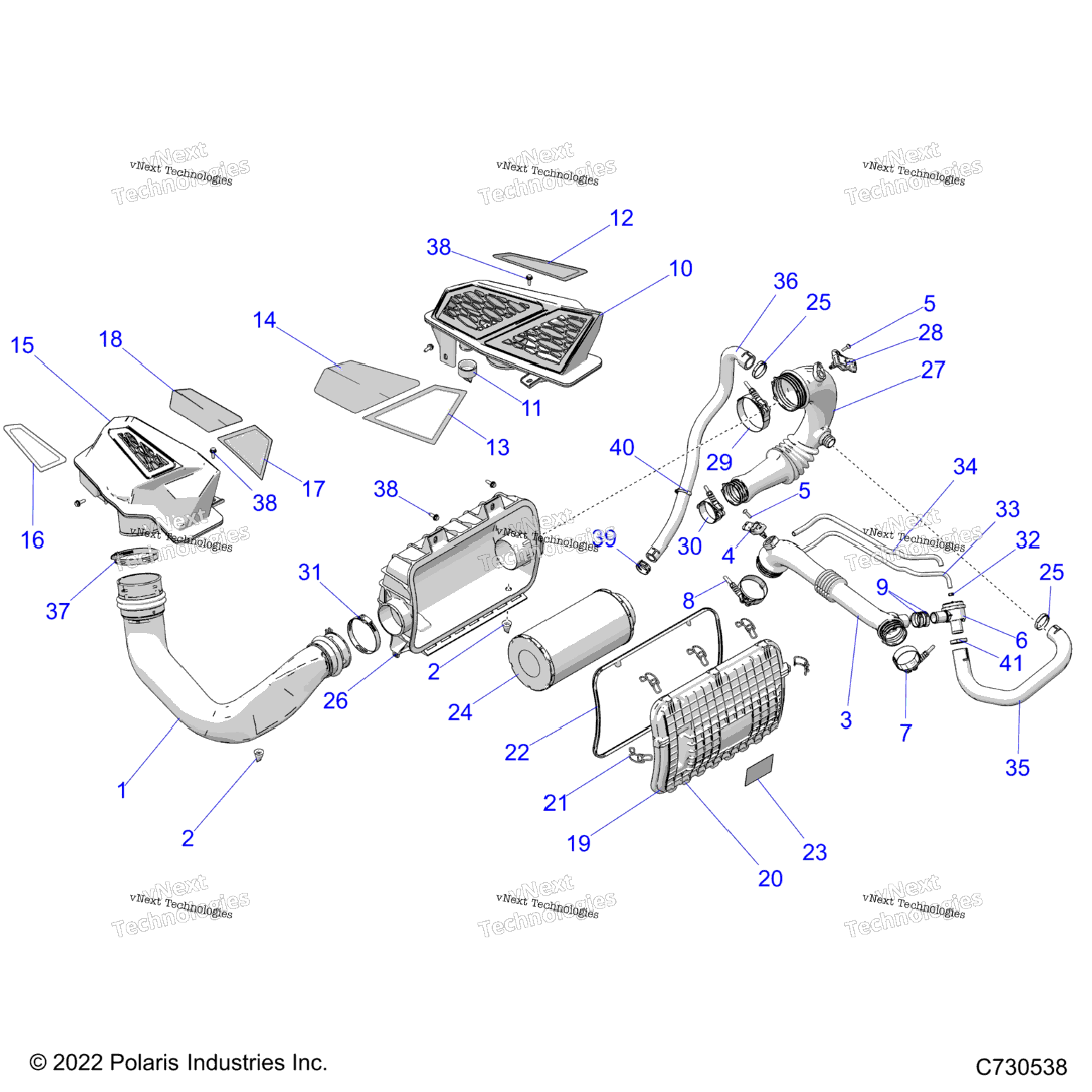 Engine, Air Intake System