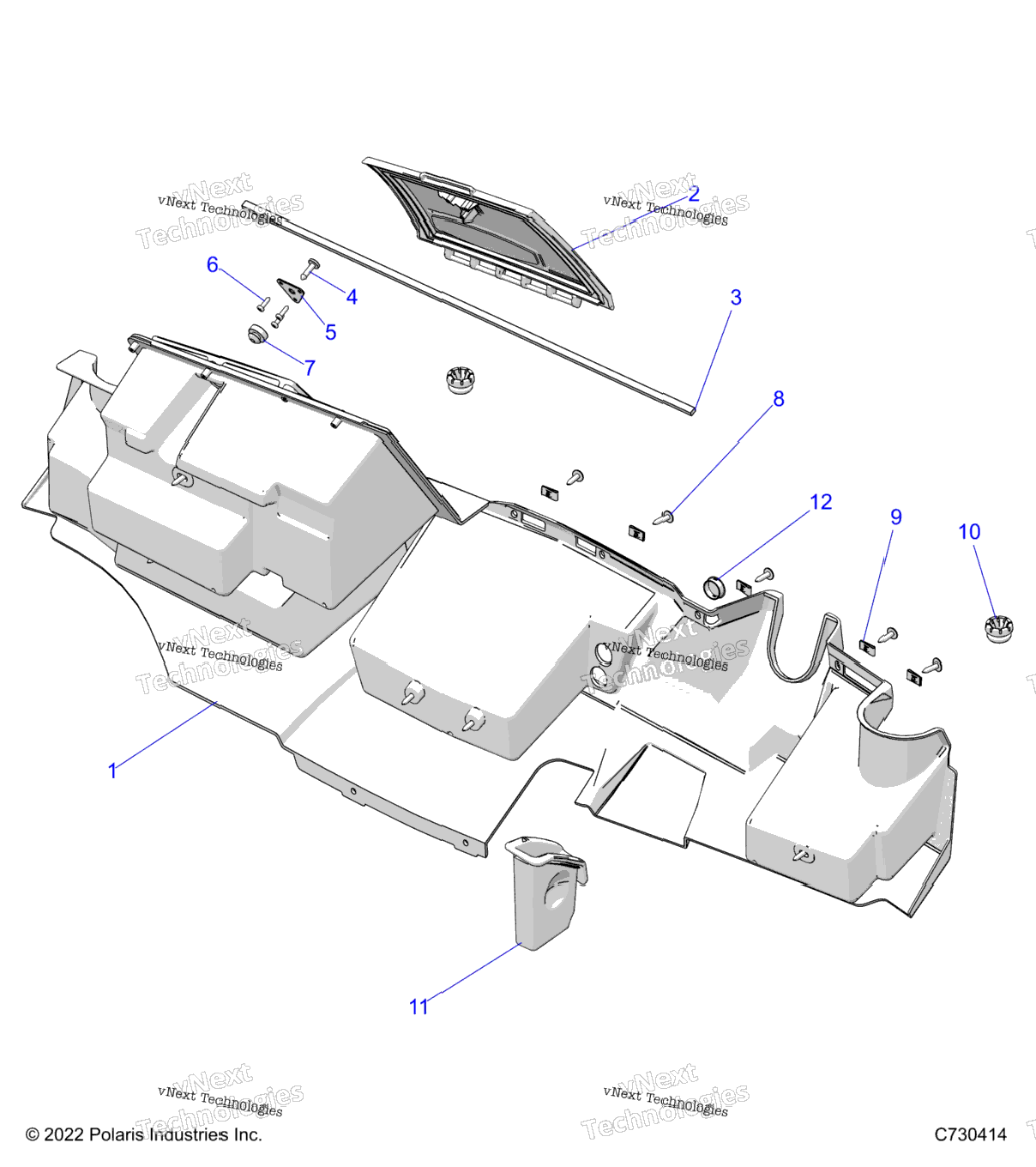 Body, Glove Box Storage