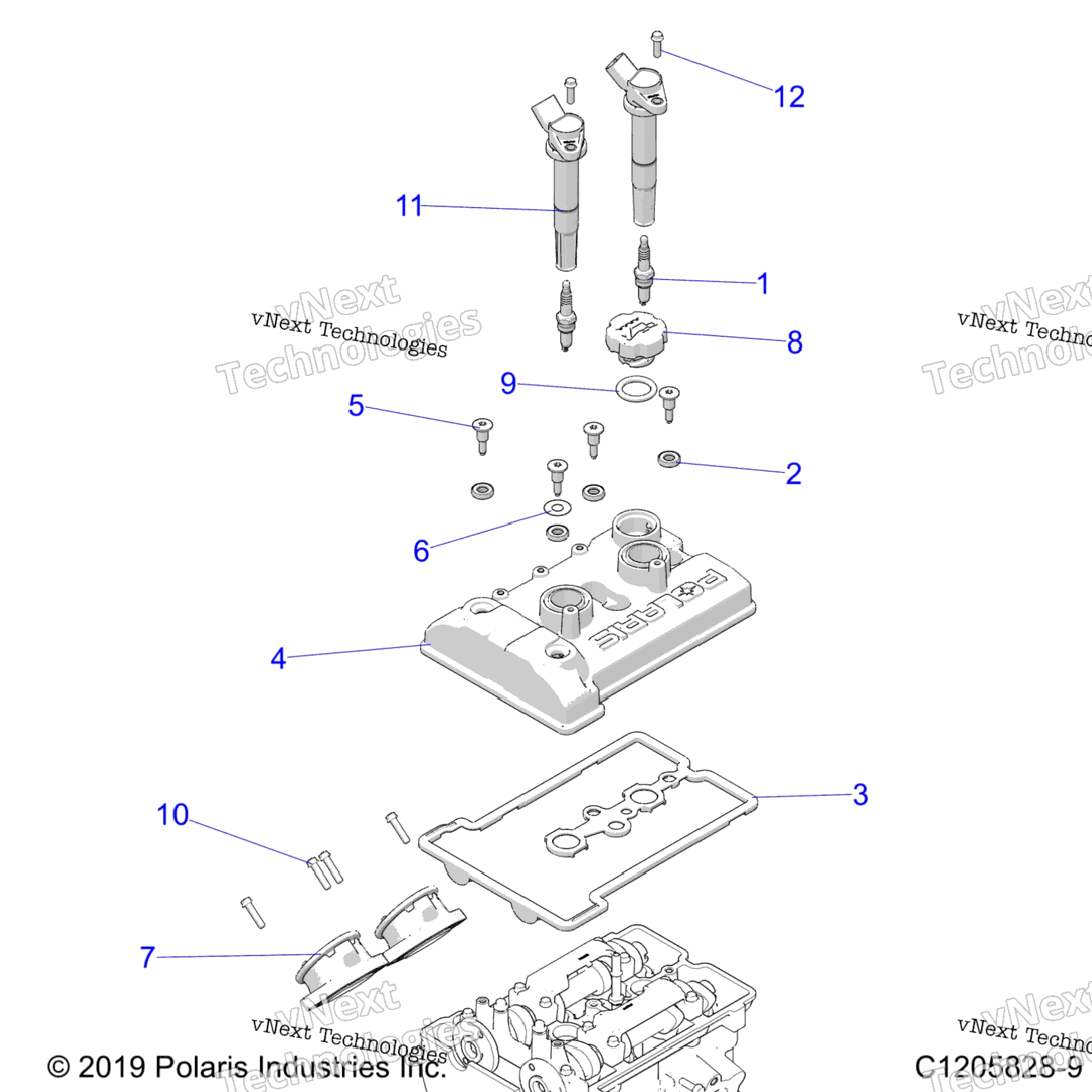 Engine, Throttle Body And Valve Cover