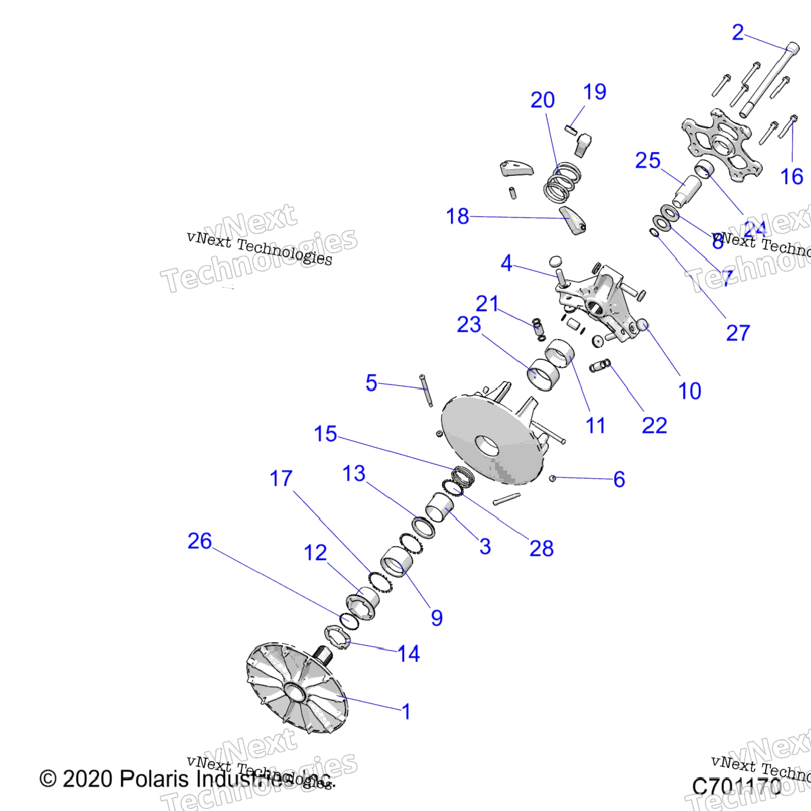 Drive Train, Primary Clutch