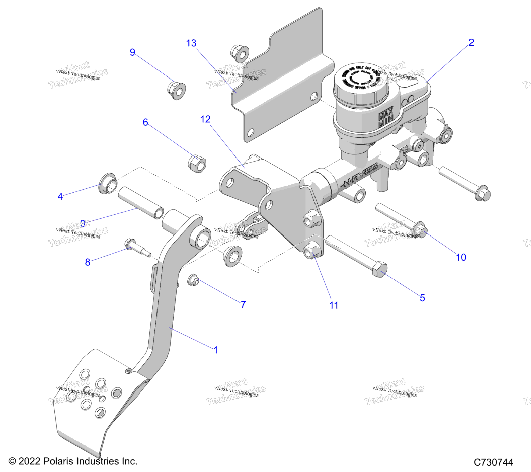 Brakes, Pedal And Master Cylinder