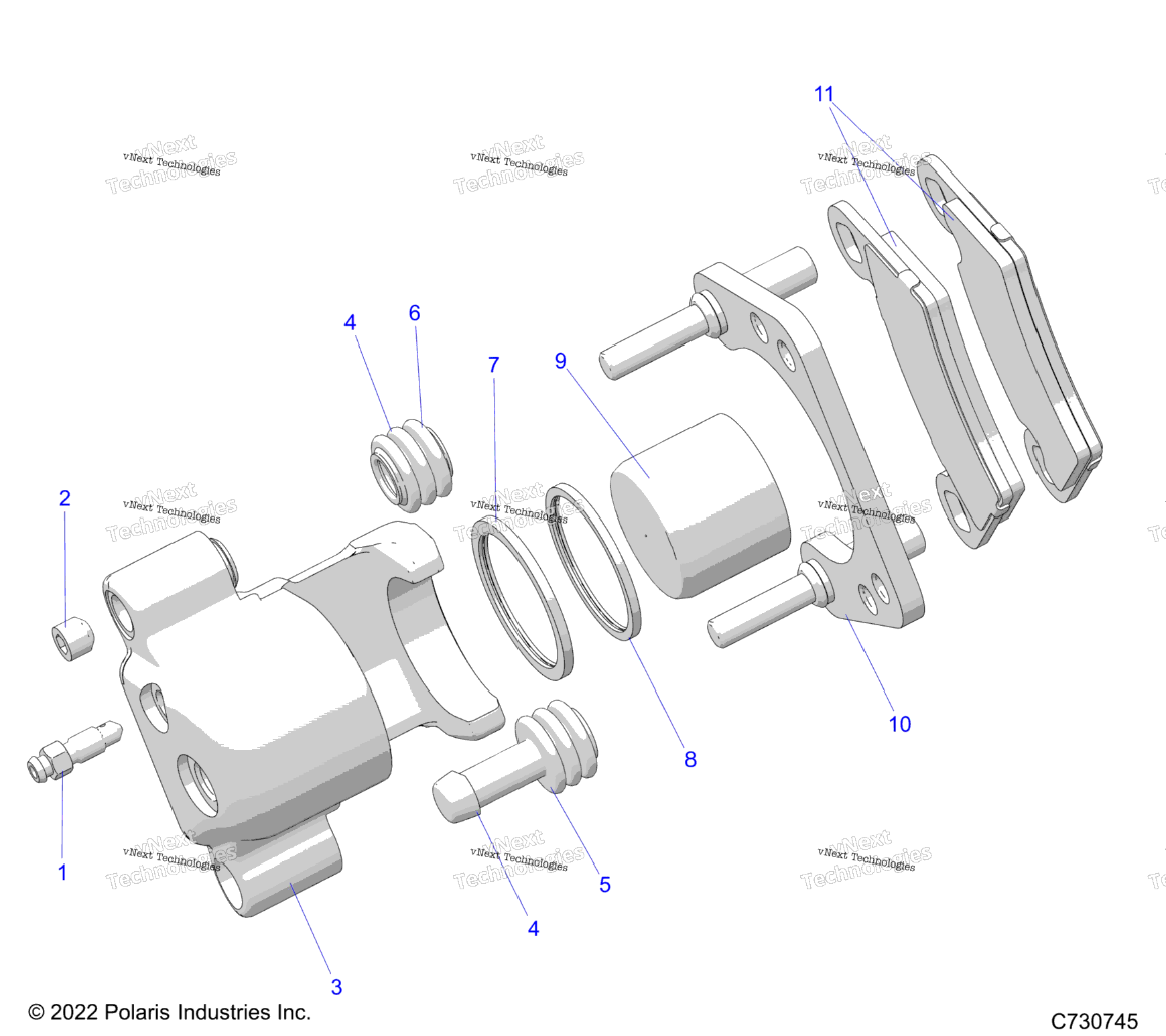 Brakes, Rear Caliper