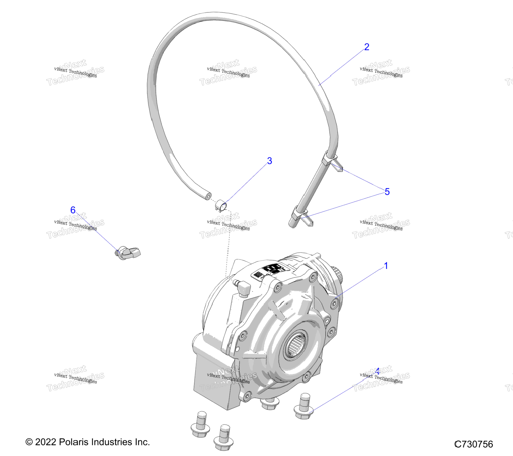 Drive Train, Front Gearcase Mounting