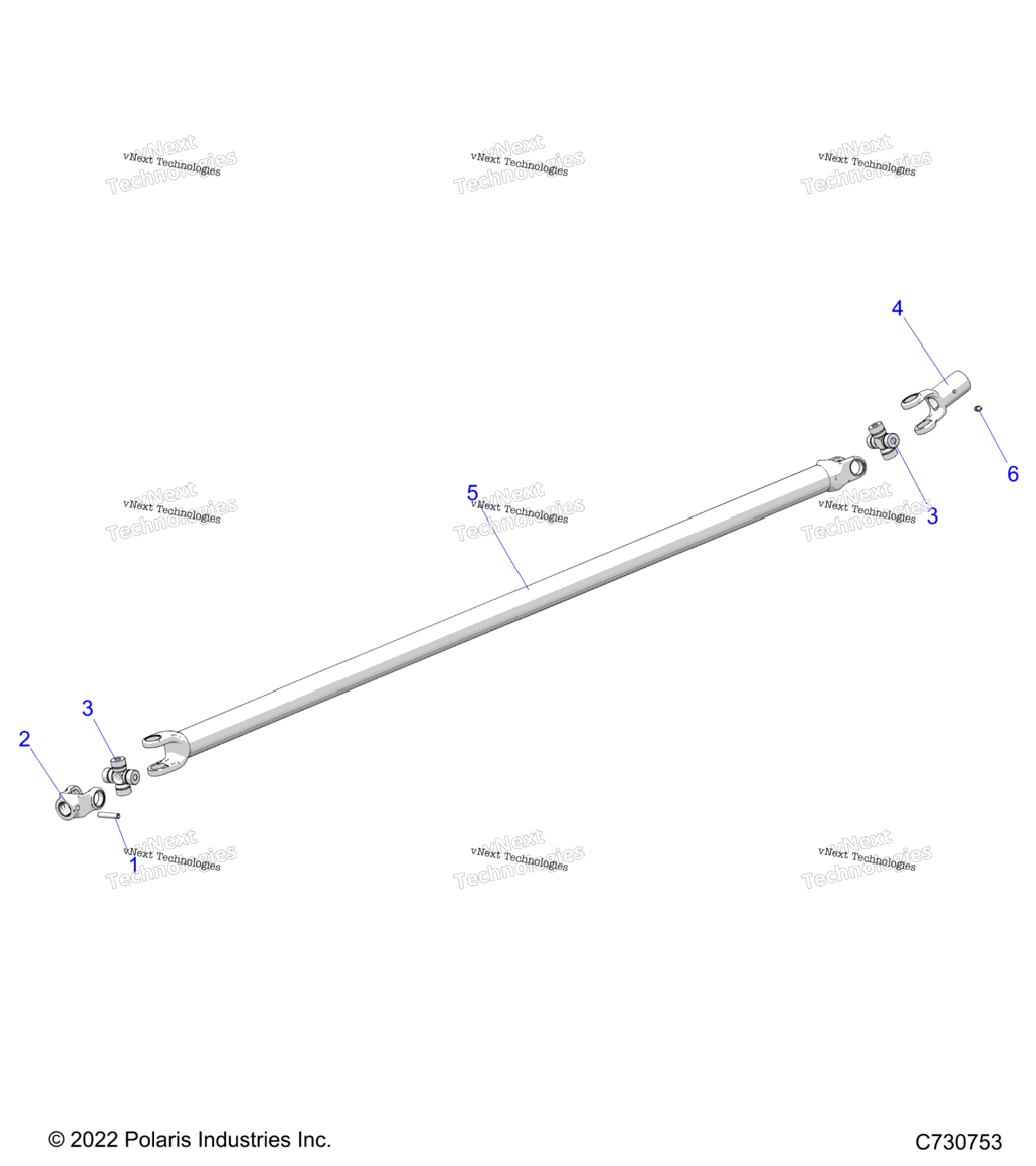 Drive Train, Front Prop Shaft