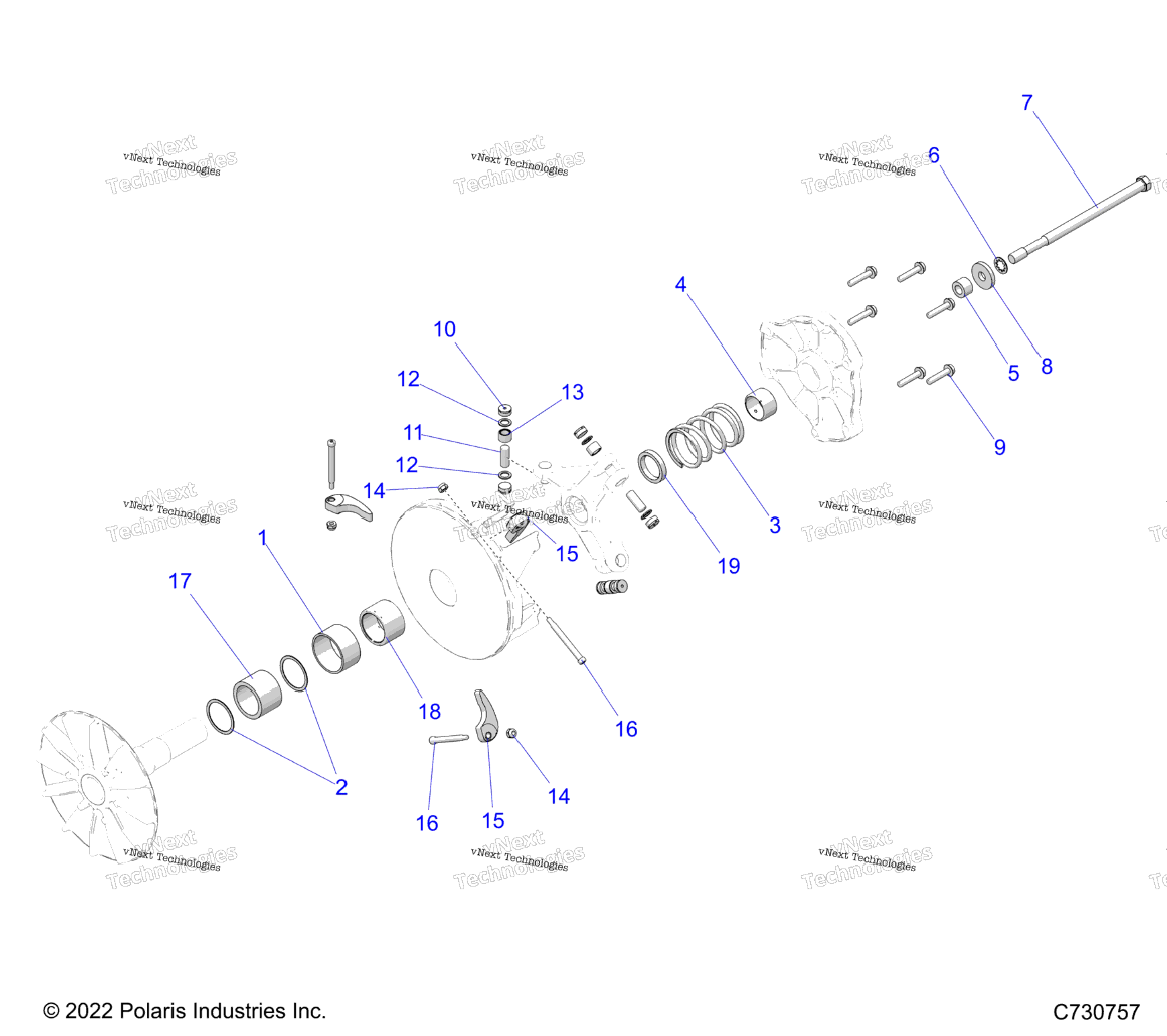 Drive Train, Primary Clutch