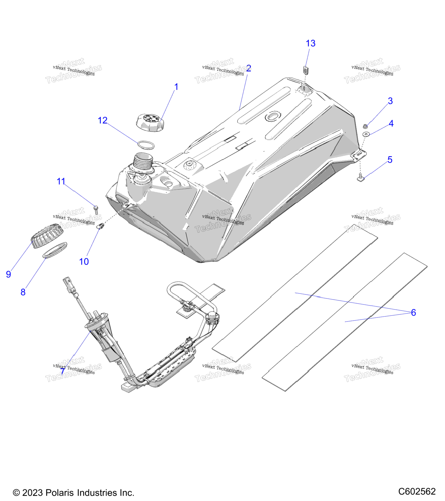 Fuel System, Fuel Tank And Pump