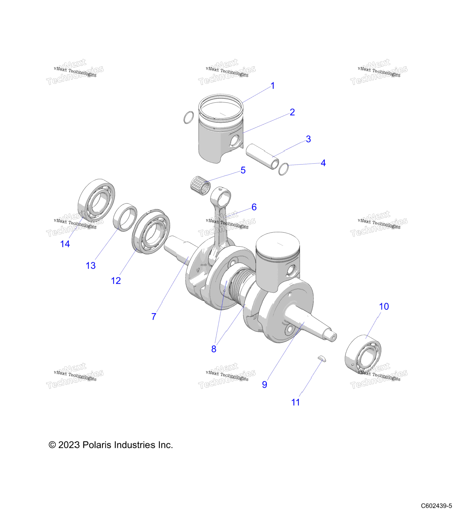 Engine, Piston & Crankshaft