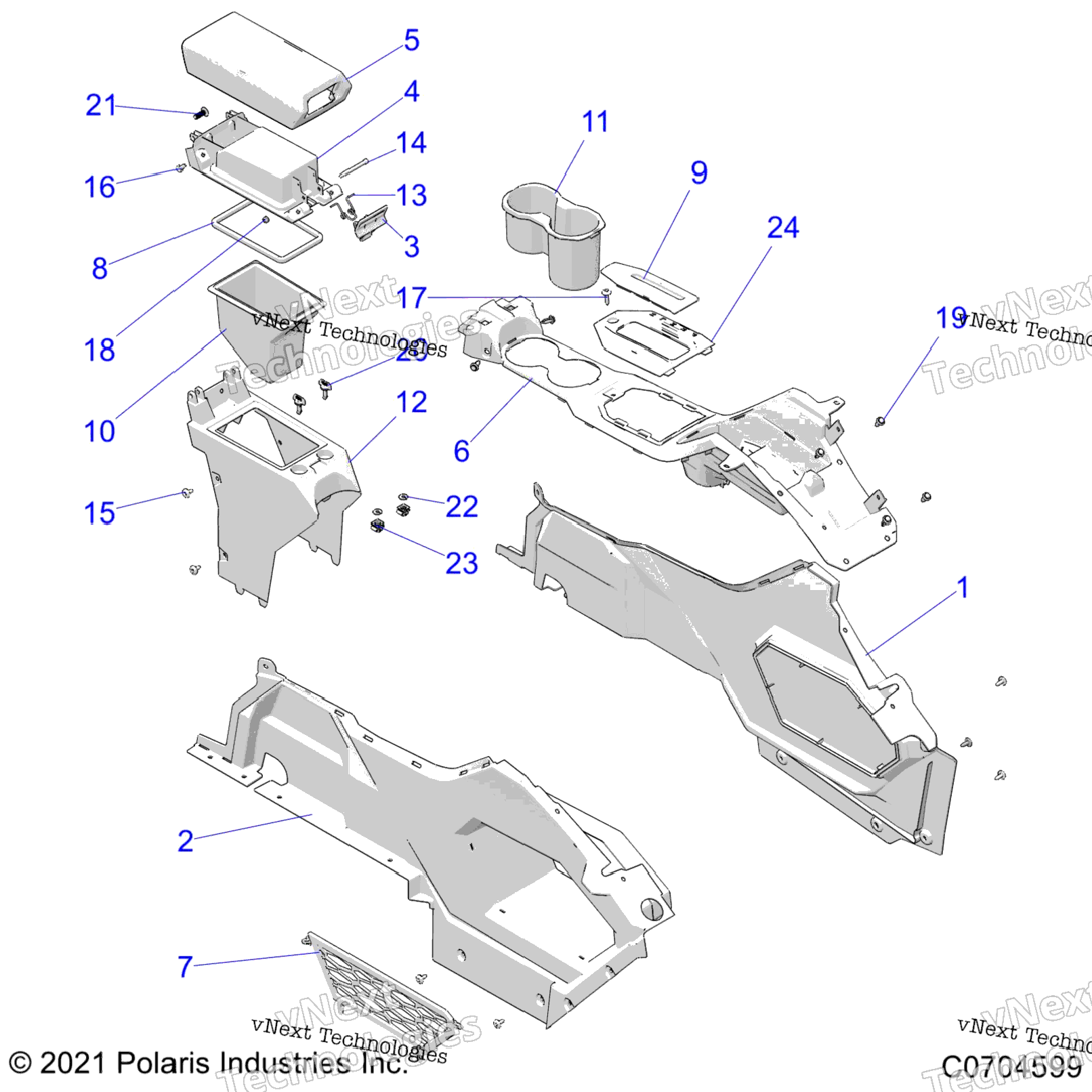 Body, Center Console Z23rae92a92B