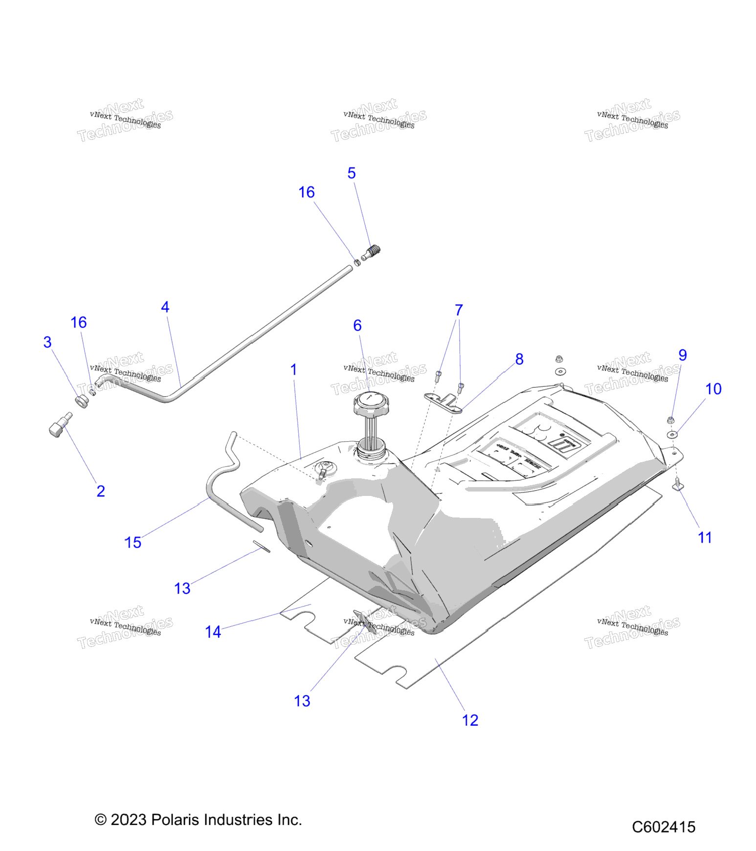 Fuel System, Fuel Tank Asm