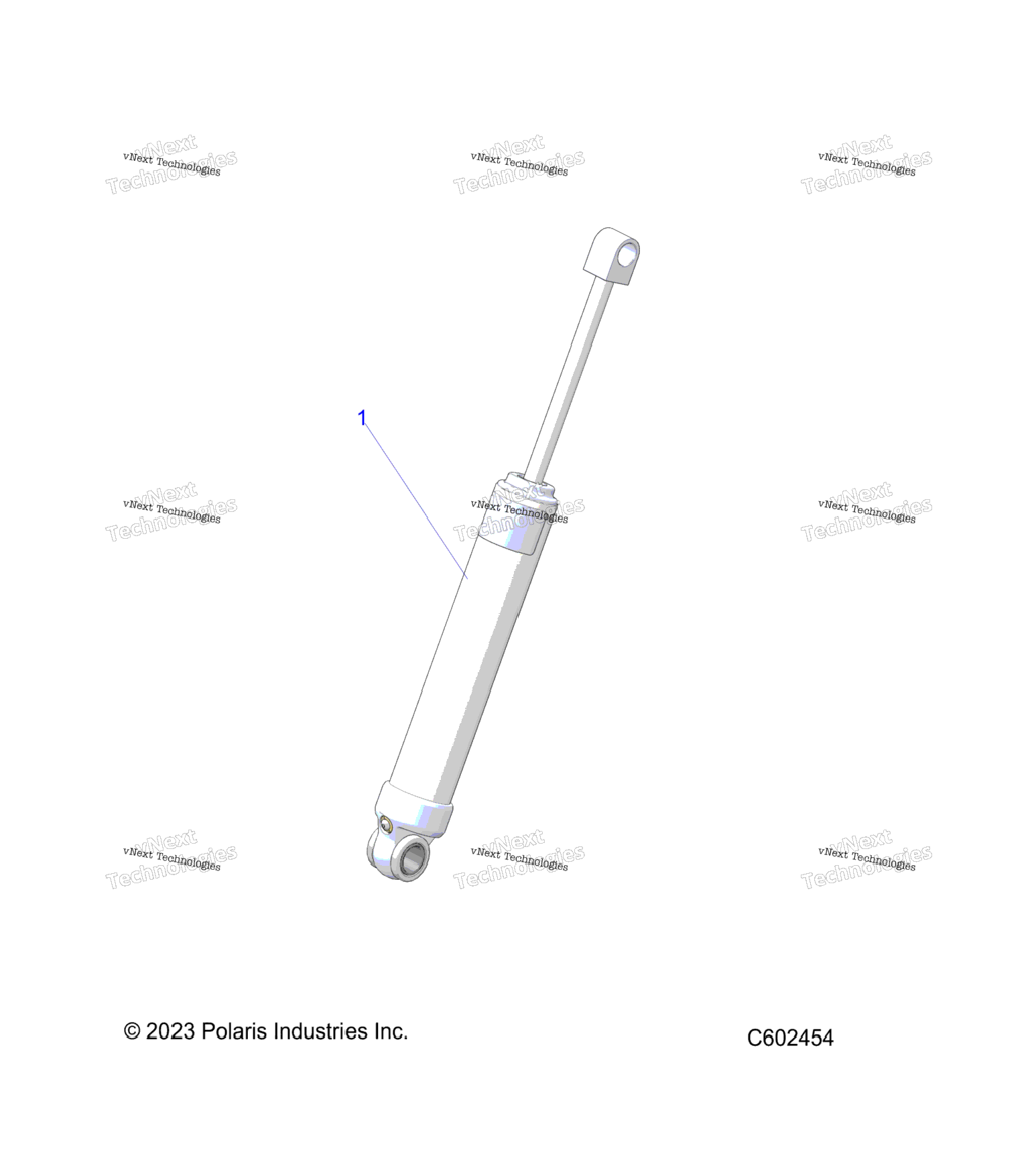 Suspension, Shock, Rear Track (C602454)