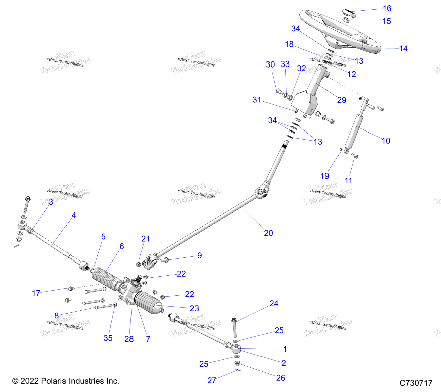 Steering, Steering Asm