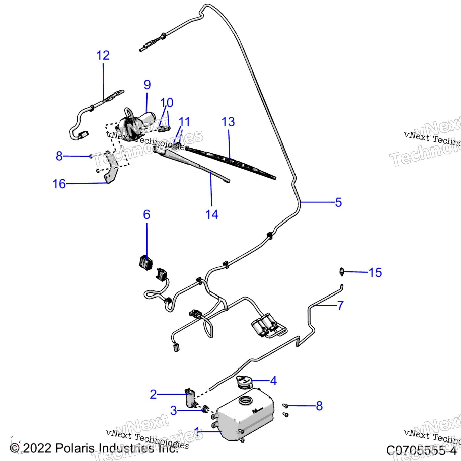 Body, Water Bottle Pump Asm And Wiper Kit