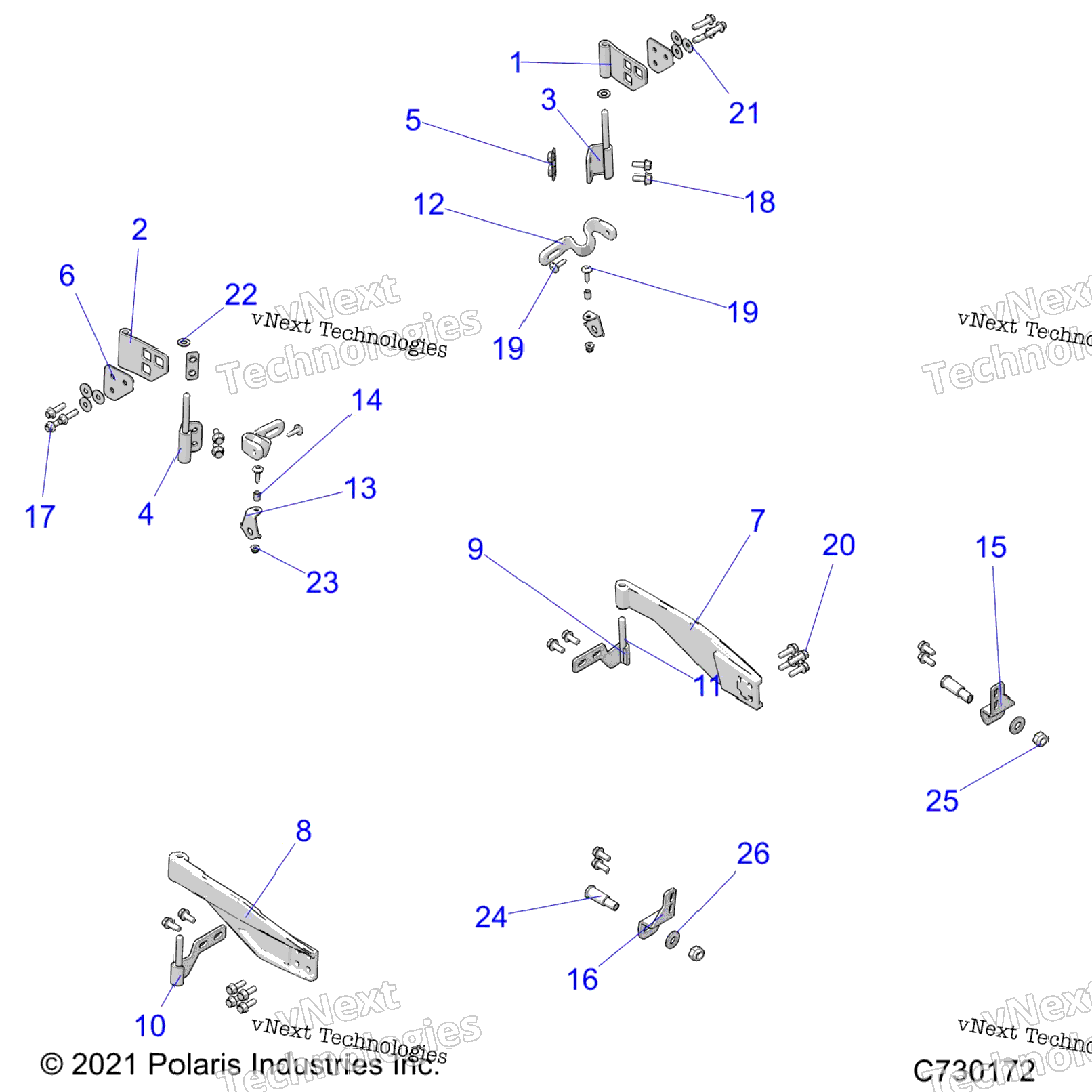 Body, Door Front Mounting