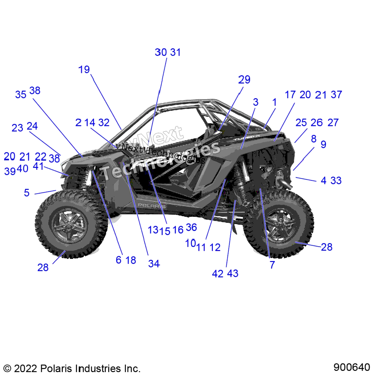 Body, Decals And Components, 3Pc