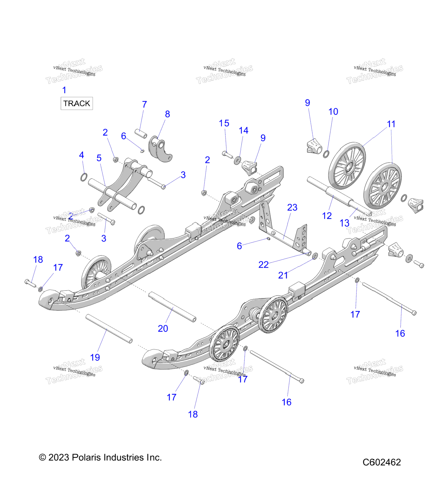 Suspension, Rear & Track