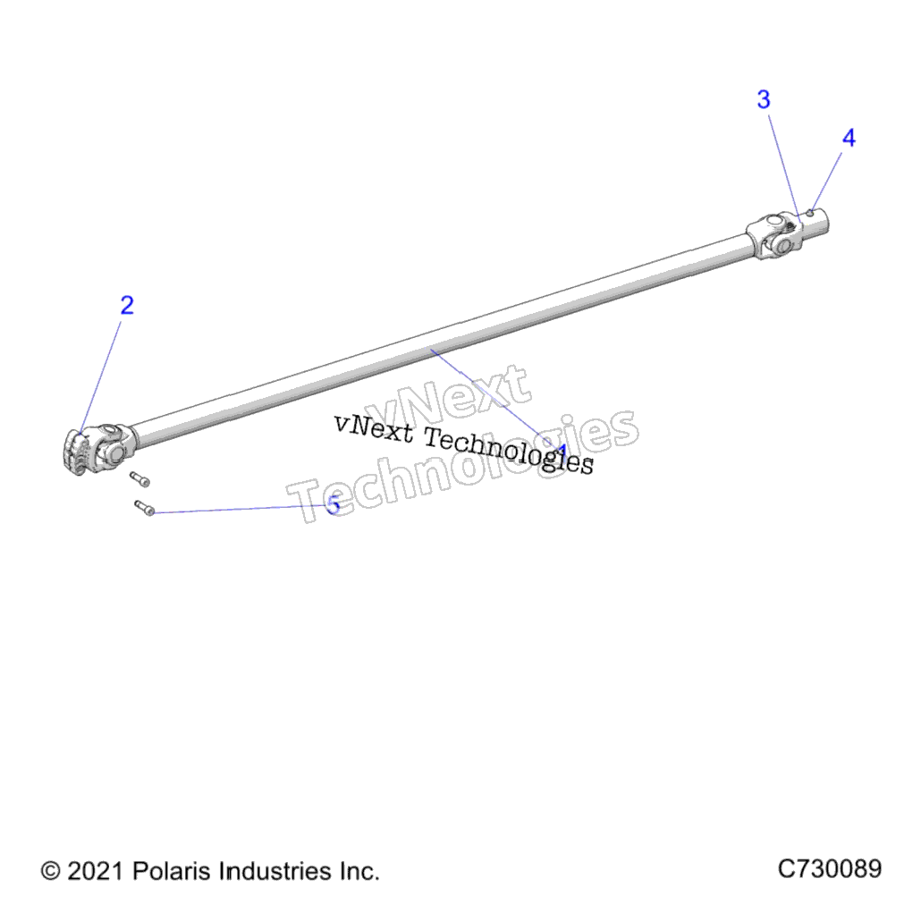 Drive Train, Front Prop Shaft