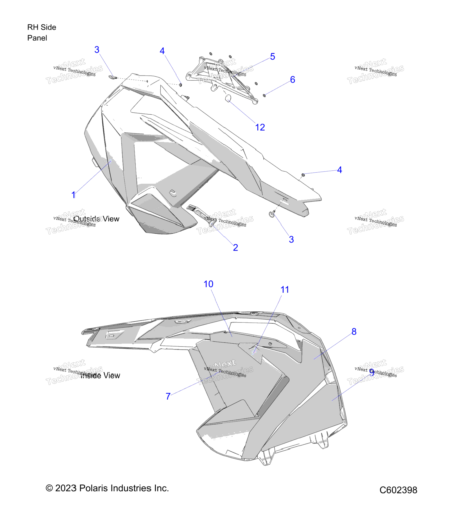 Body, Side Panel, Rh