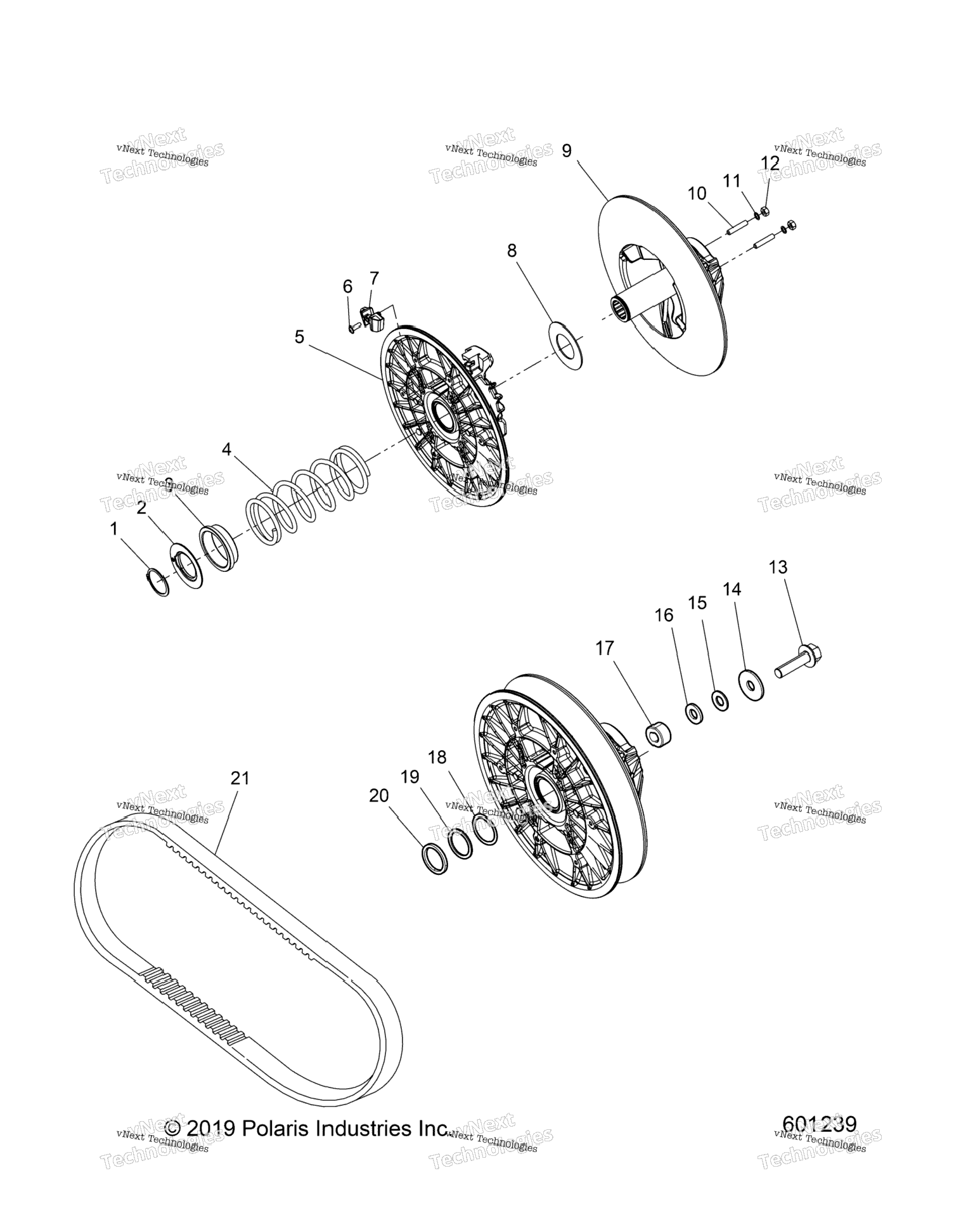 Drive Train, Clutch, Secondary