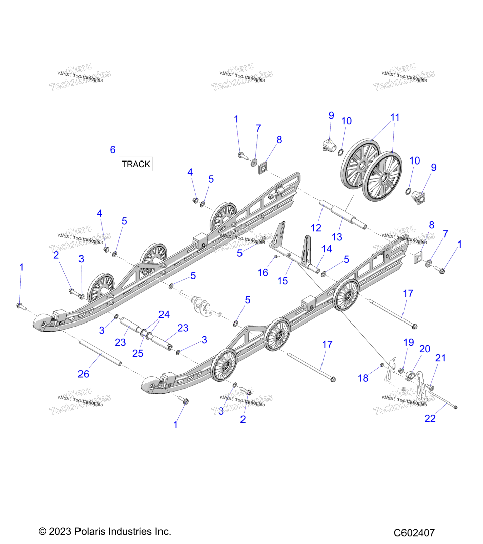 Suspension, Rear & Track