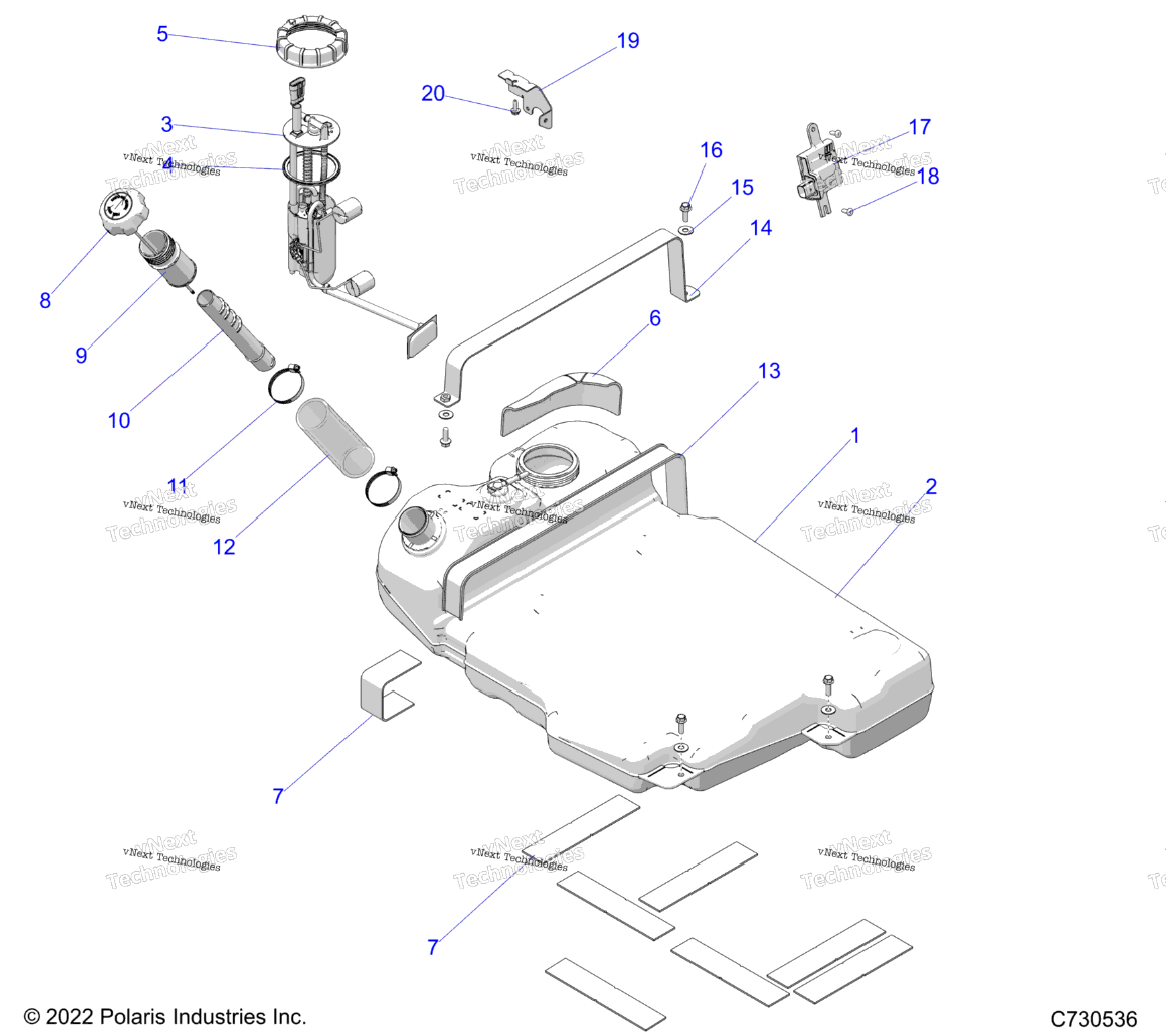 Fuel System, Tank