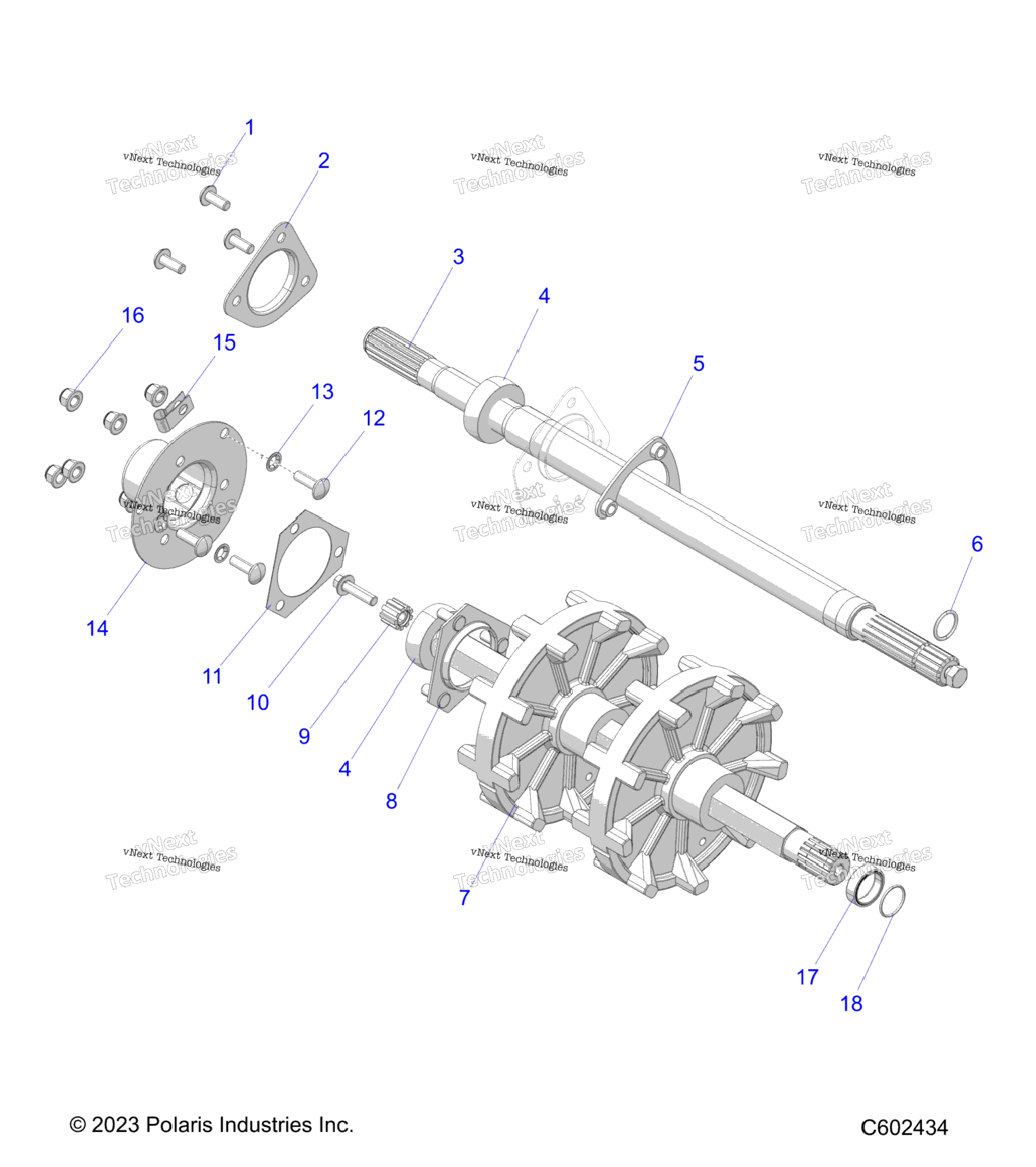 Drive Train, Jackshaft & Driveshaft