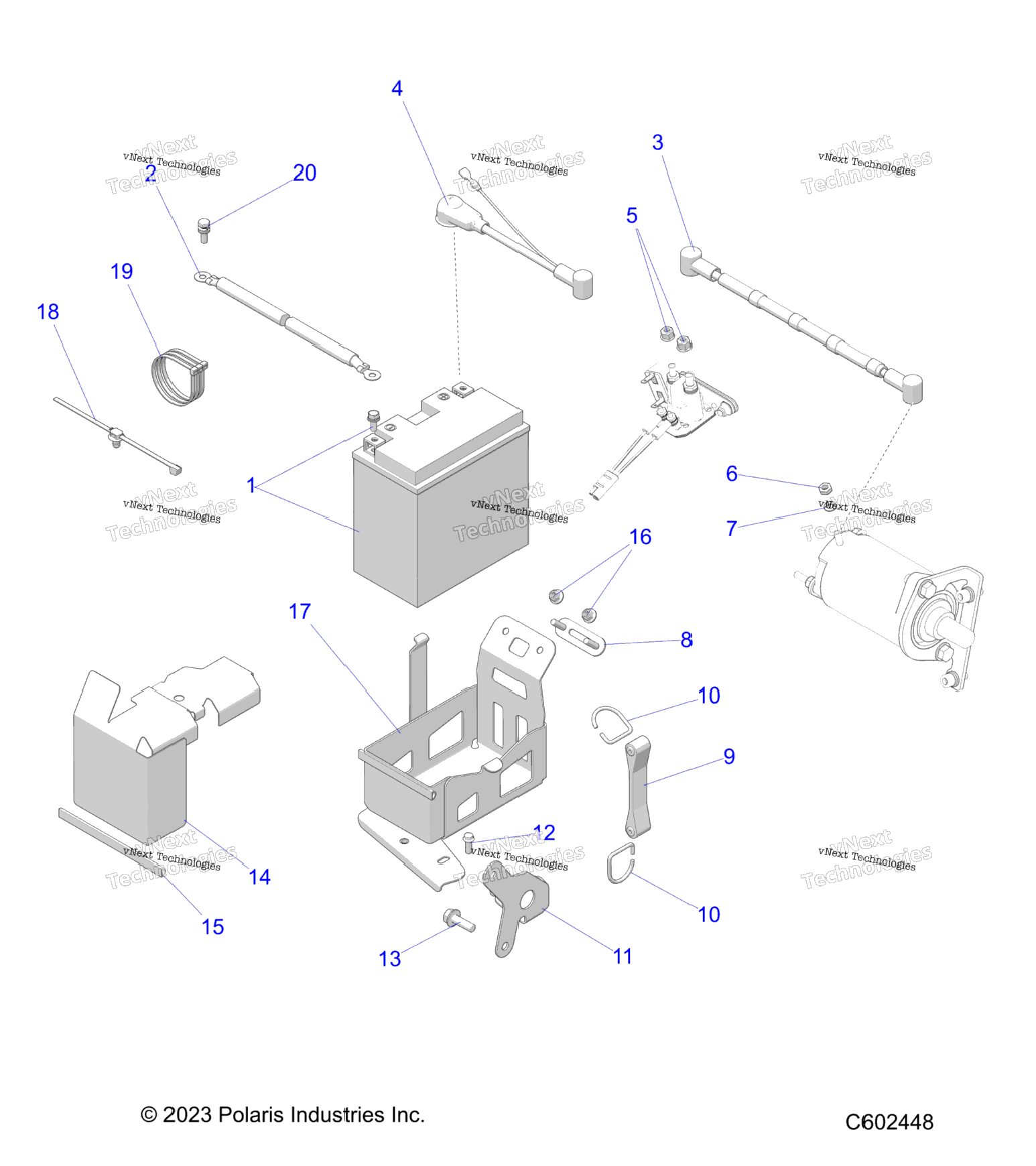 Electrical, Battery Box Asm