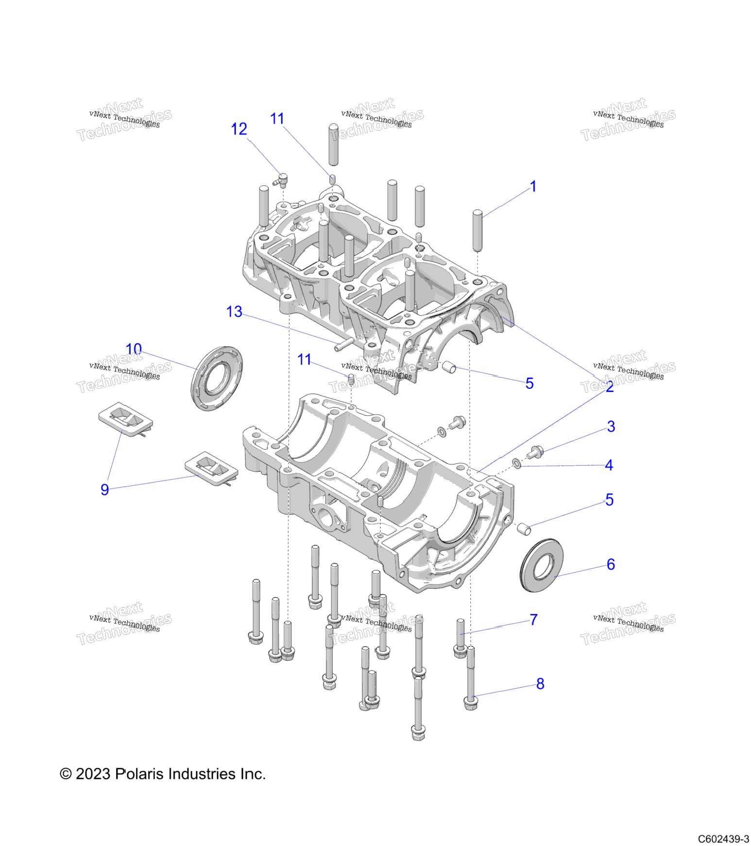 Engine, Crankcase