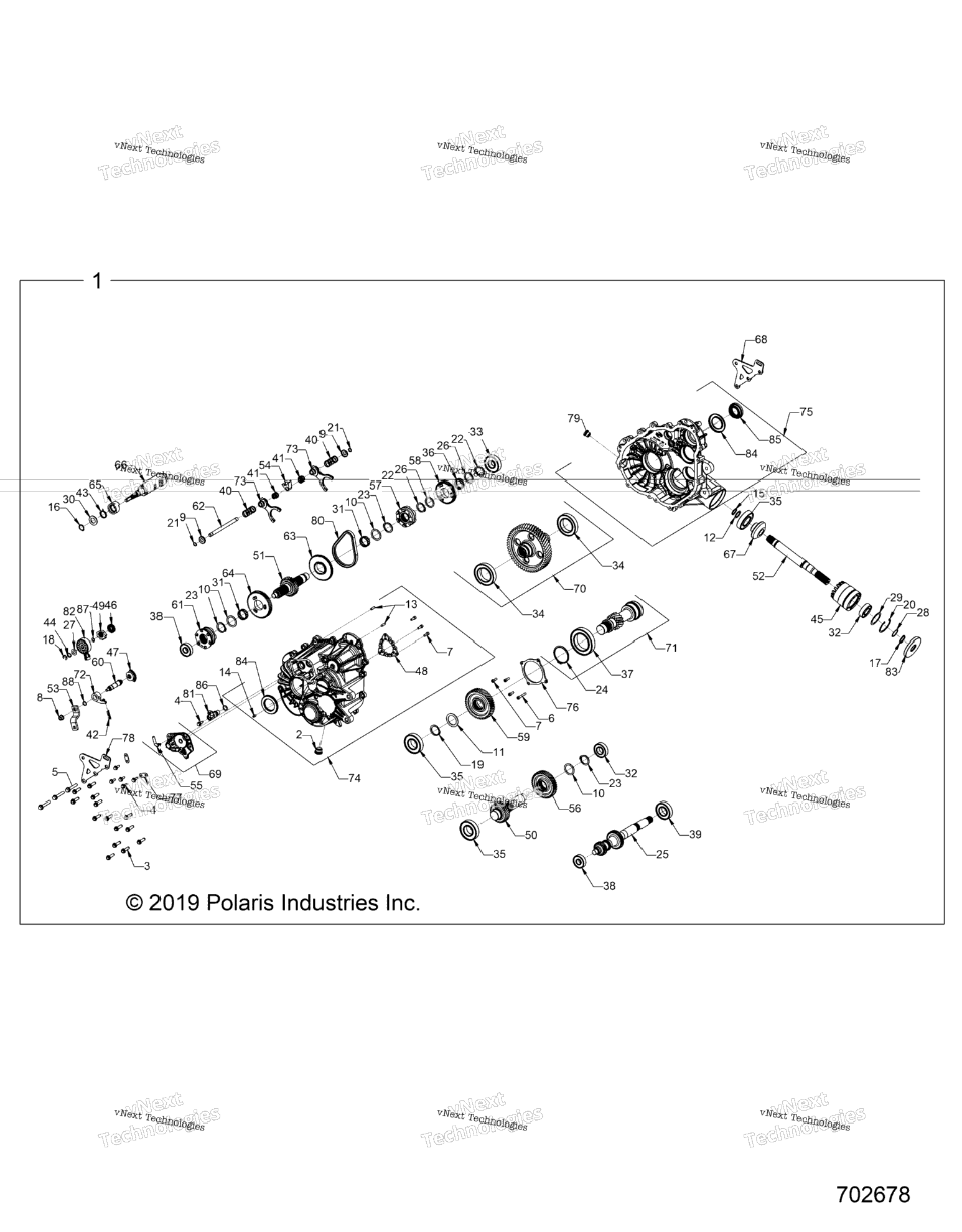 Drive Train, Main Gearcase Internals