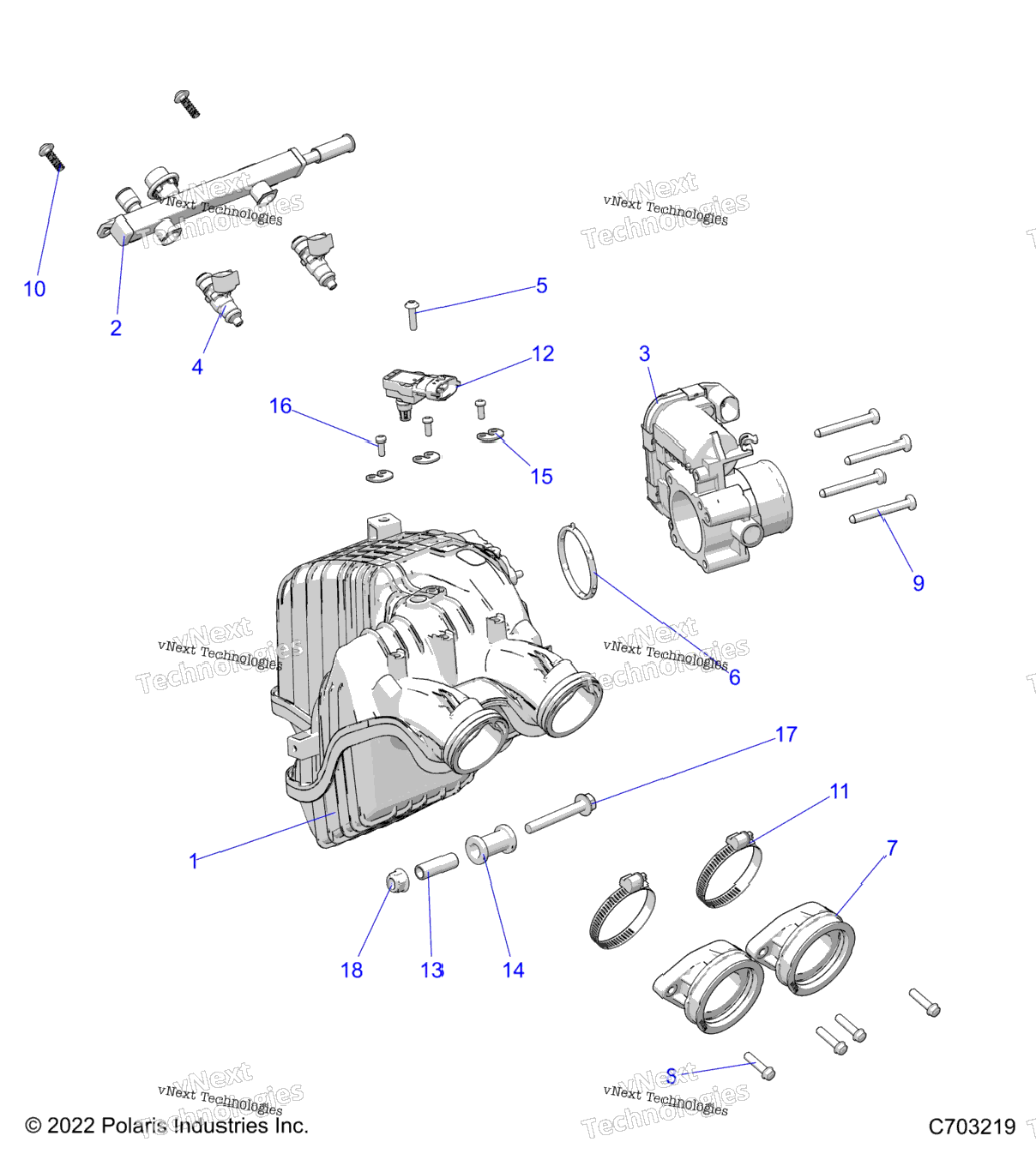 Engine, Intake & Throttle Body