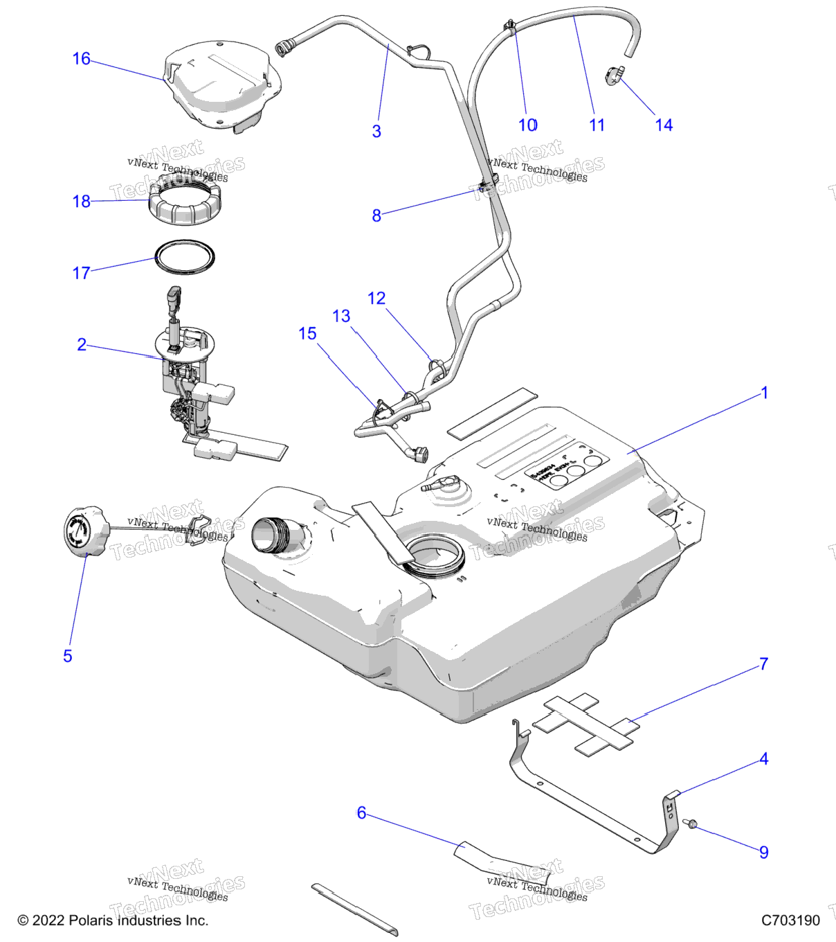 Fuel System, Tank