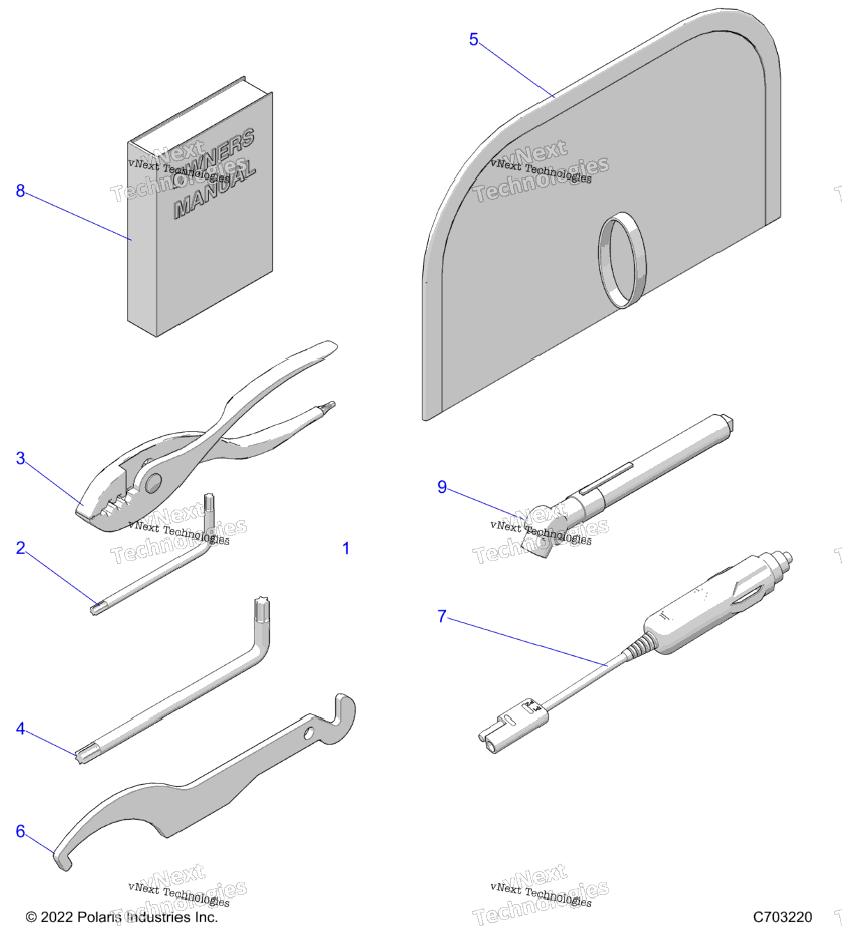 Reference, Owners Manual And Tool Kit