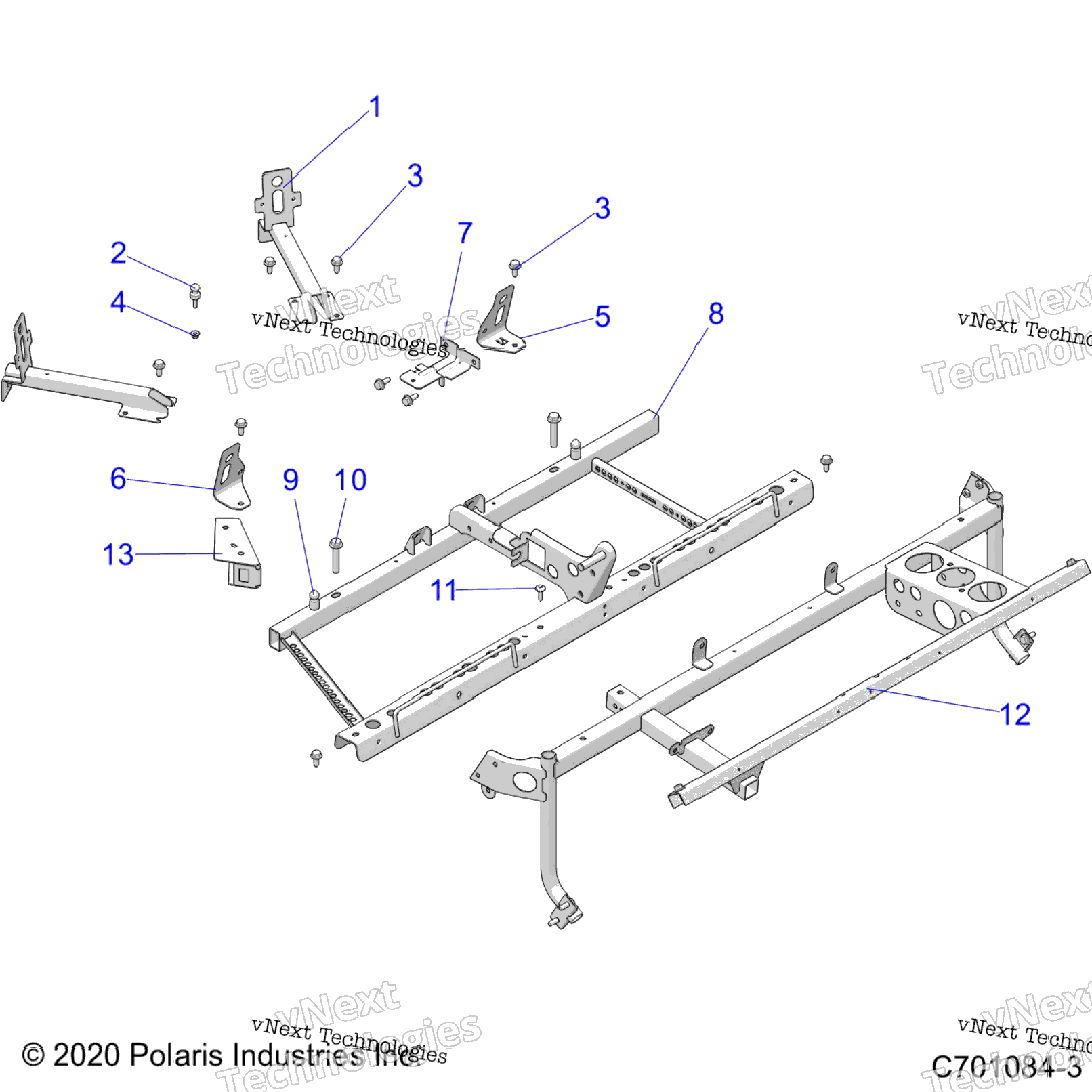 Chassis, Main Frame Mounts