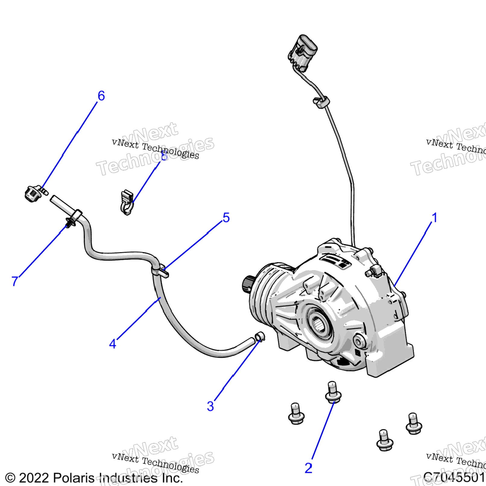 Drive Train, Front Gearcase Mounting