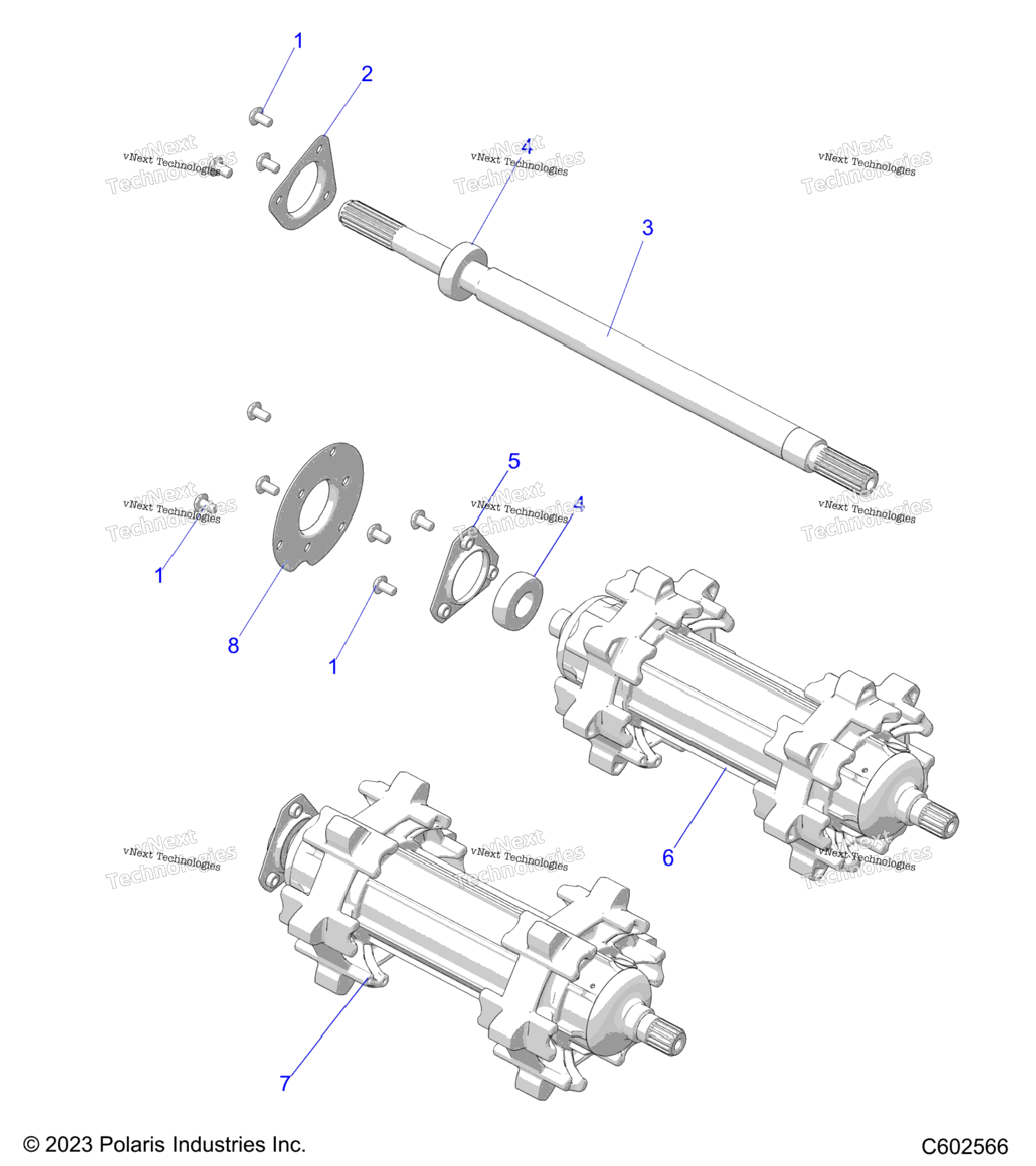 Drive Train, Jackshaft & Driveshaft