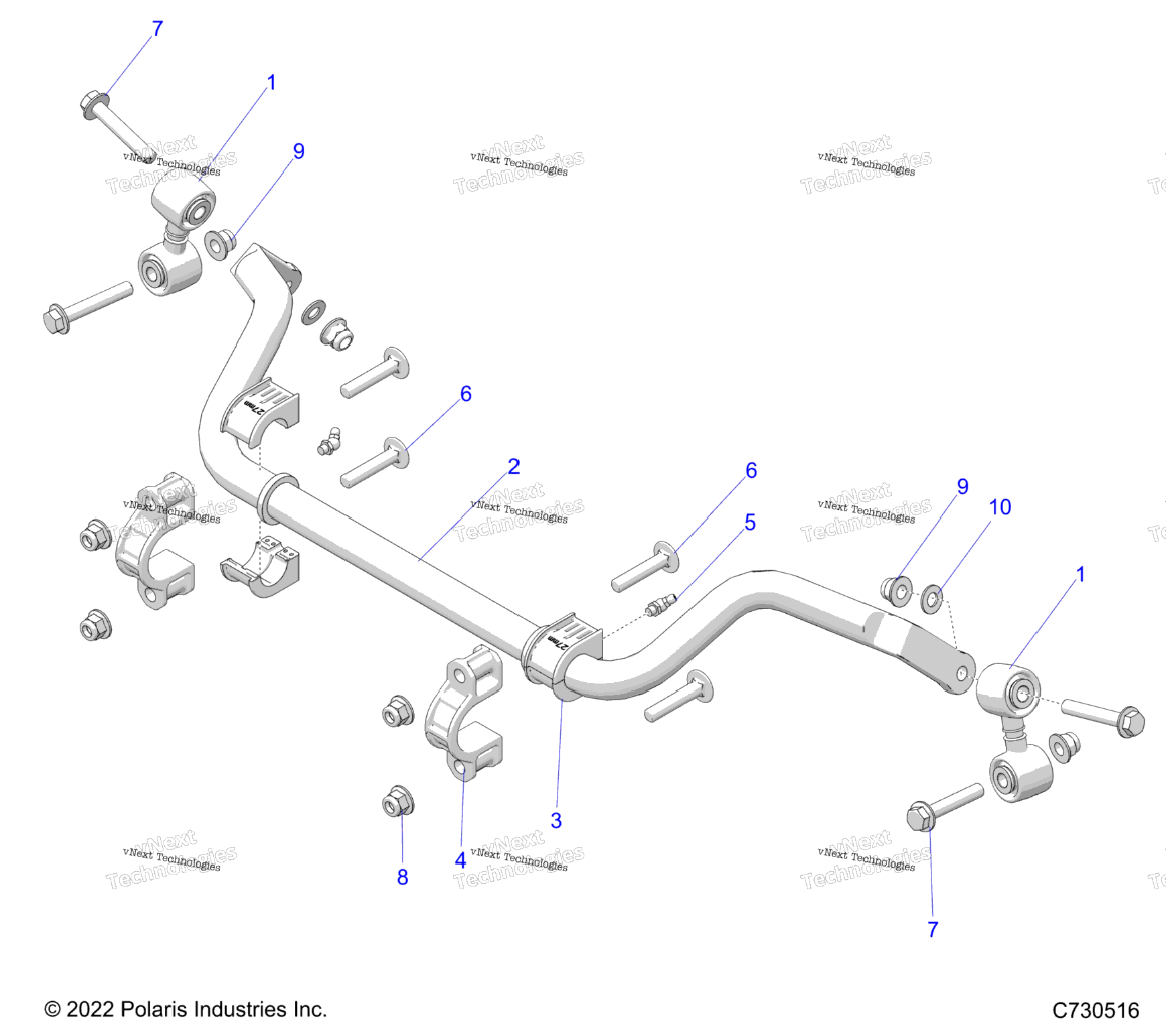 Suspension, Rear, Stabilizer Bar