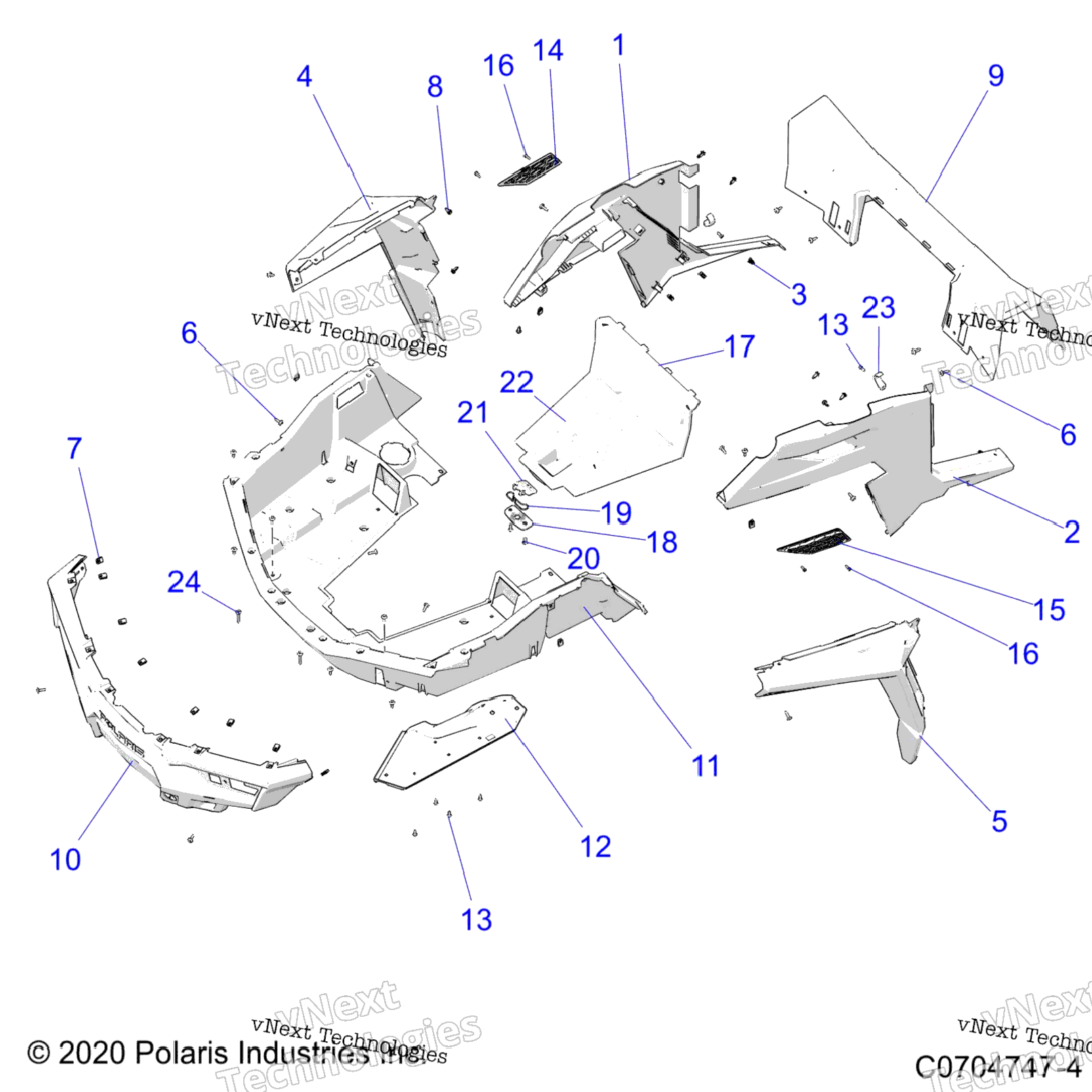 Body, Rear Rack And Fenders Z23ase99a4B4K99a4