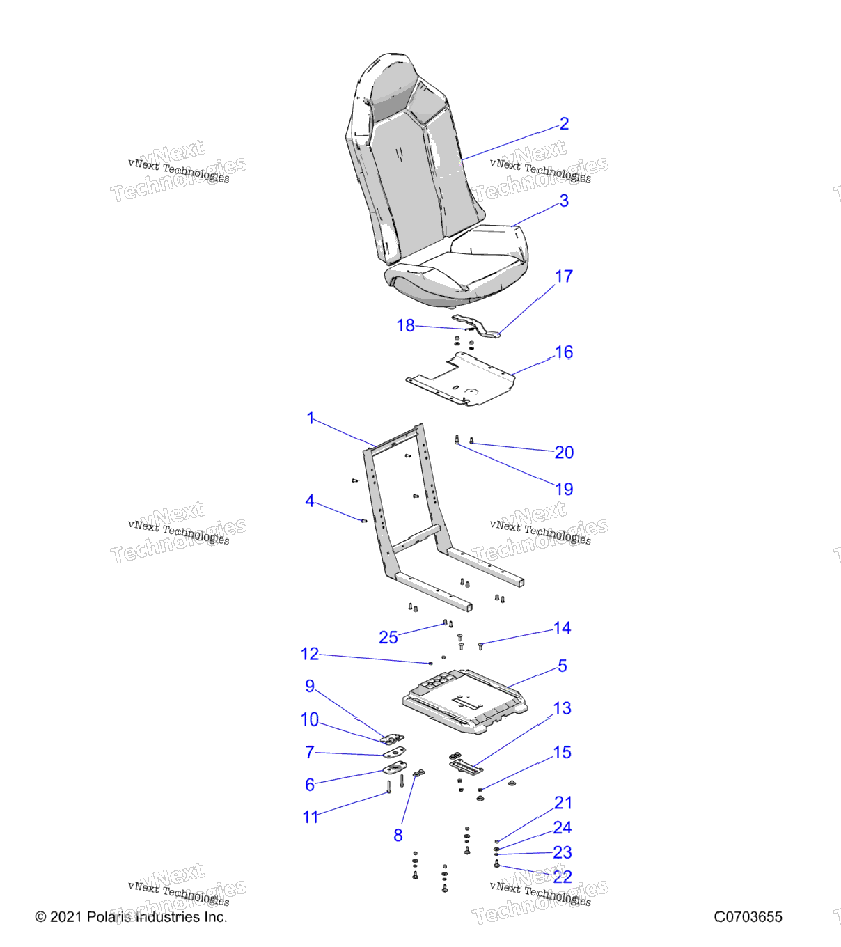 Body, Seat Asm. And Slider Z23ase99a4B4K99a4