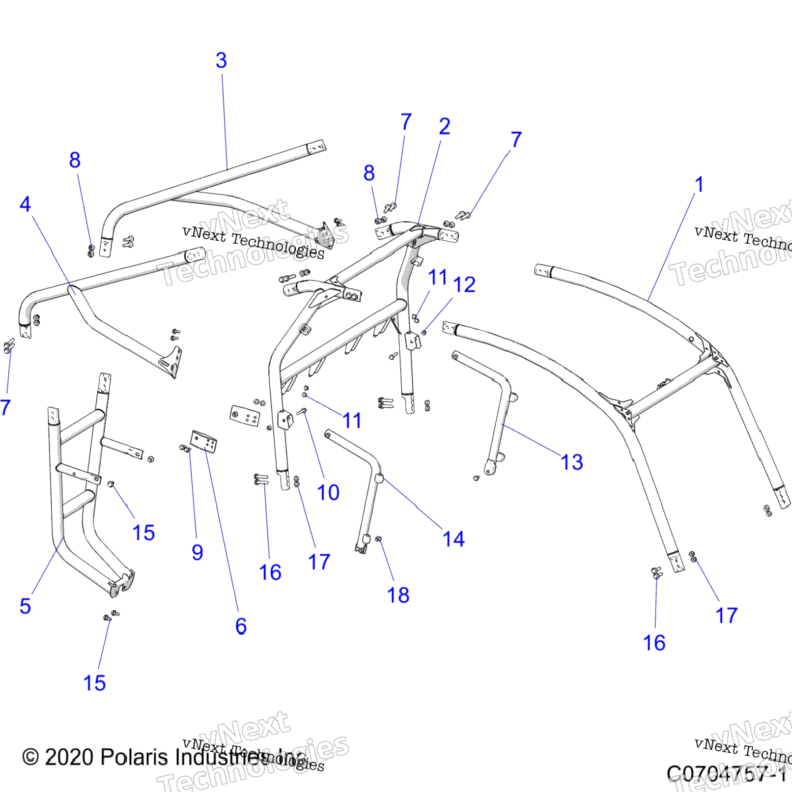 Chassis, Cab Frame Z23ase99a4B4K99a4