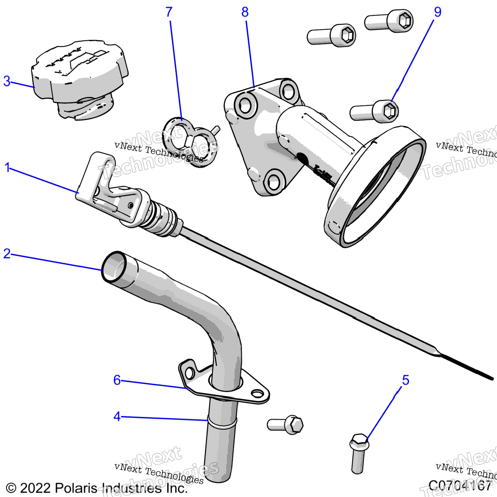 Engine, Oil Dipstick Z23ase99a4B4K99a4