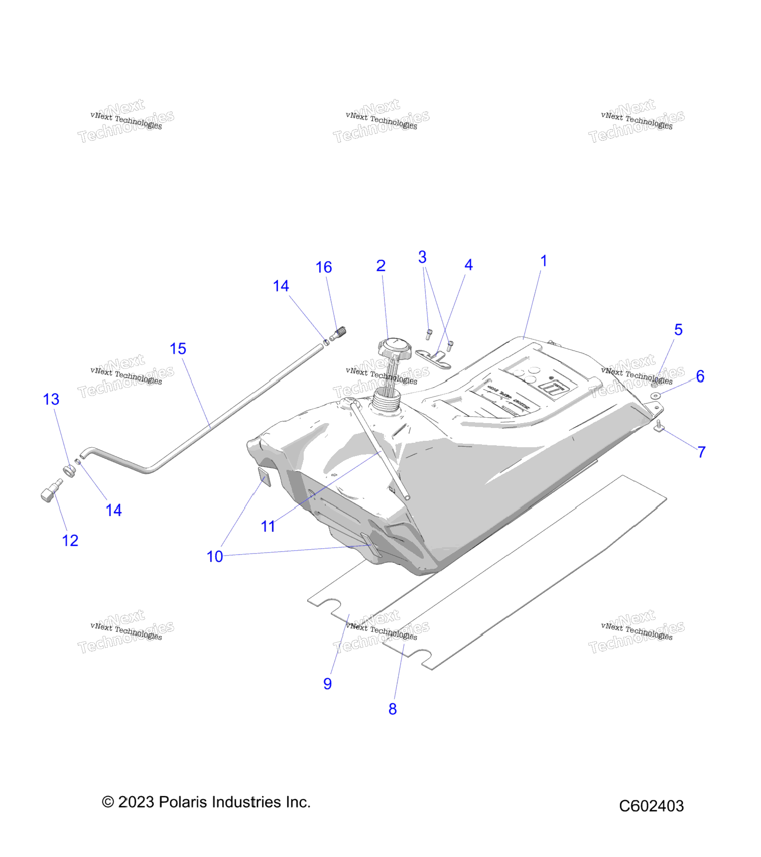 Fuel System, Fuel Tank Asm