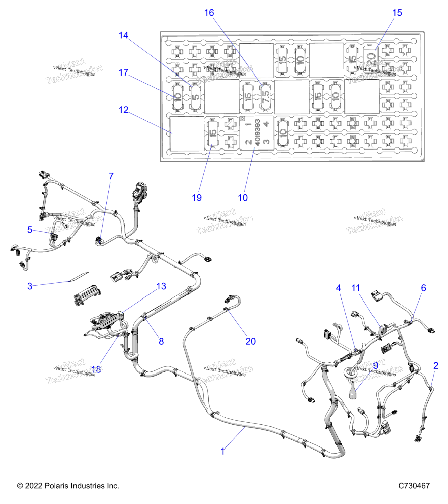 Electrical, Wire Harness R23m4a57b1