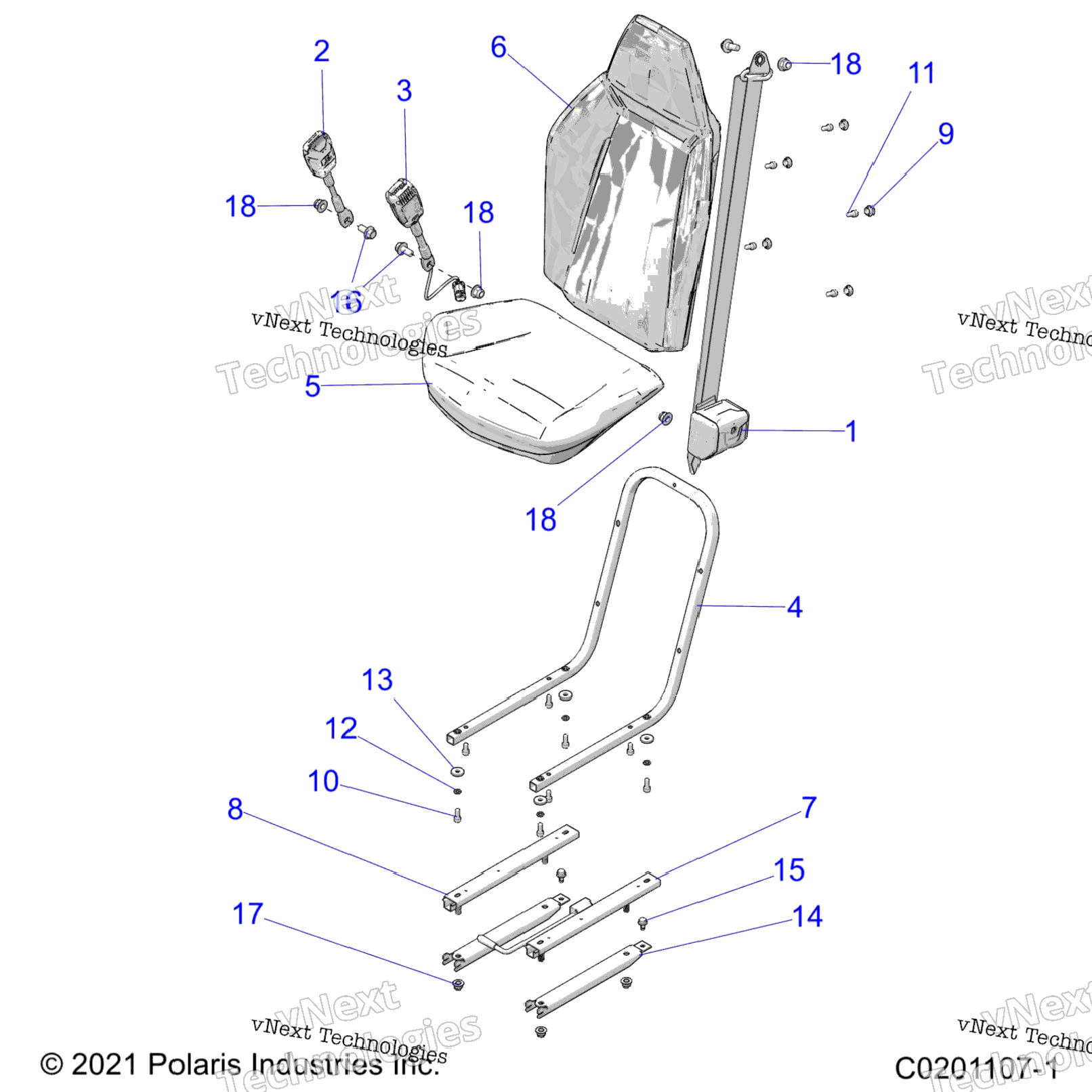 Body, Seat, Mounting & Belts