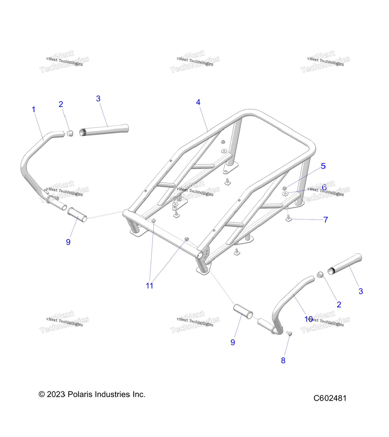 Chassis, Rack & Passenger Hand Hold