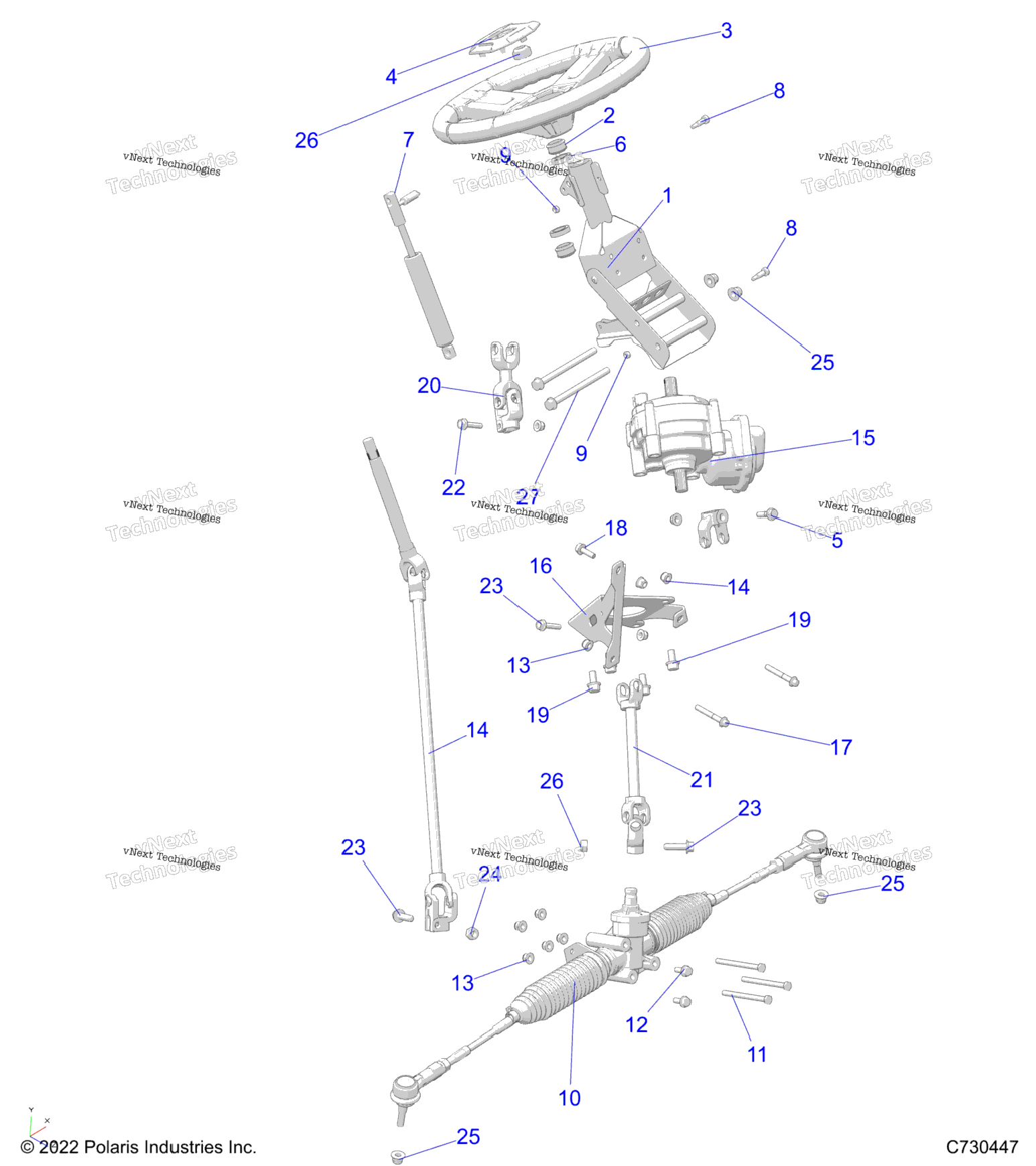 Steering, Steering Asm