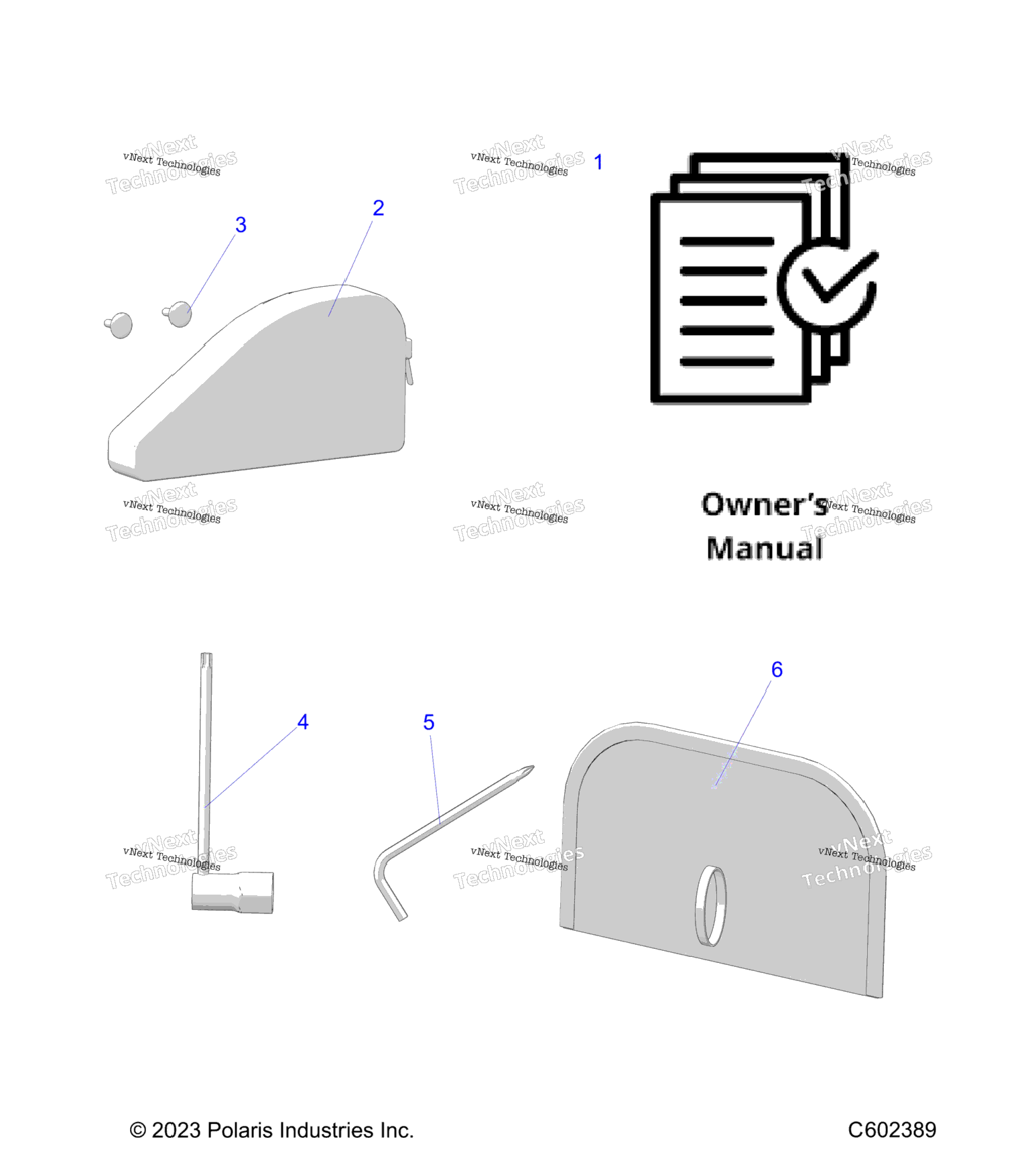 Reference, Owners Manual And Tool Kit