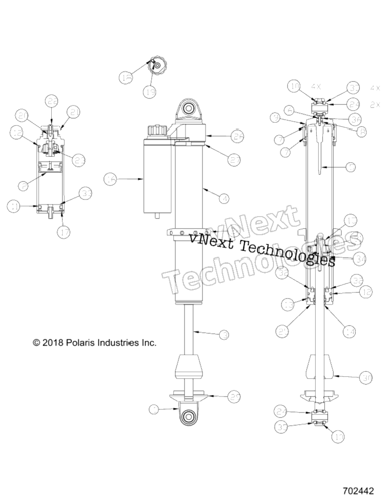 Suspension, Front Shock Internals