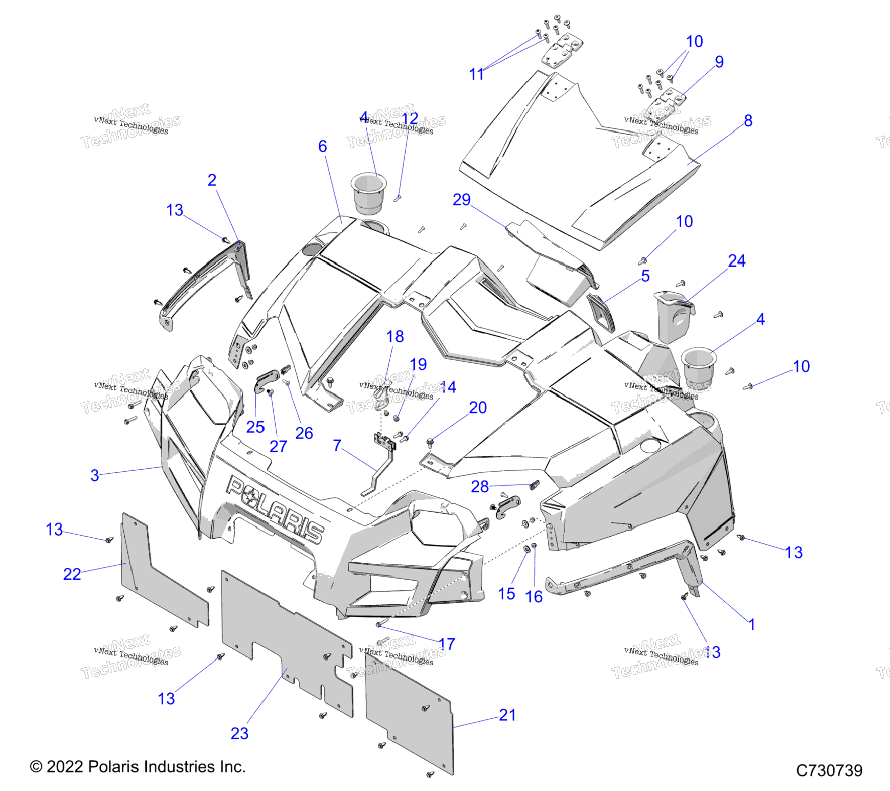 Body, Hood & Front Fascia