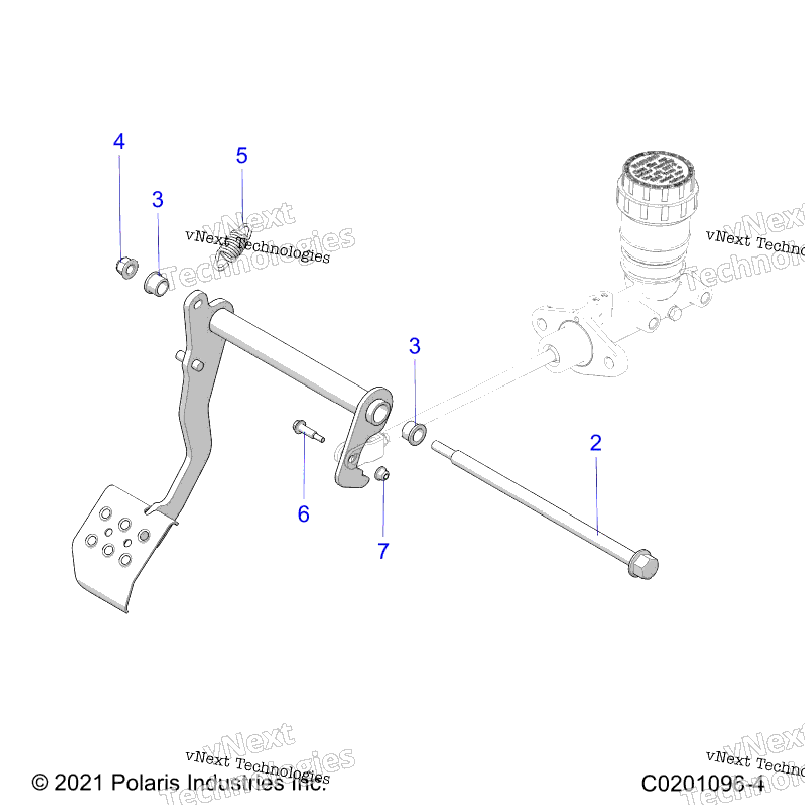 Brakes, Pedal And Master Cylinder Mounting