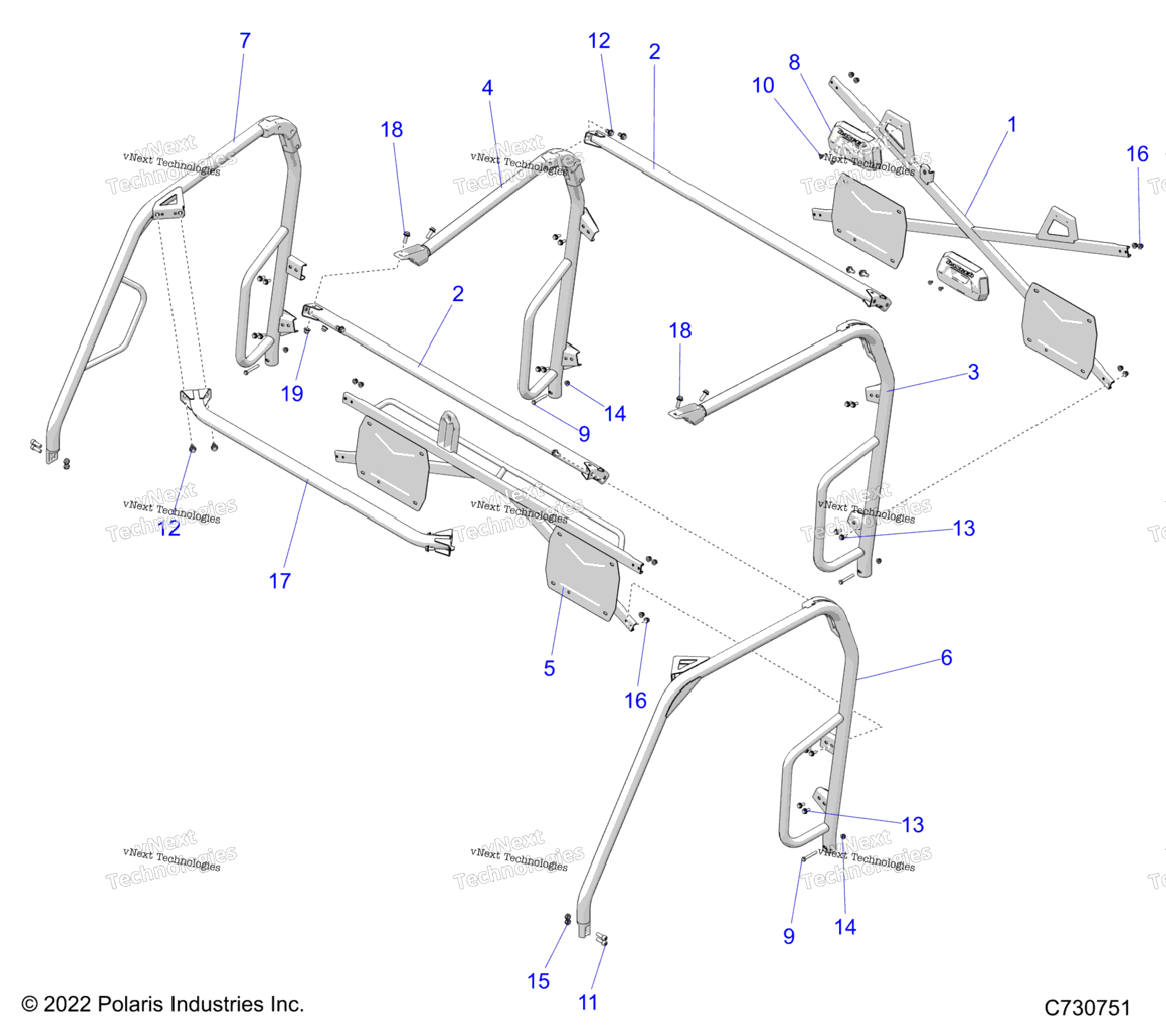 Chassis, Cab Frame