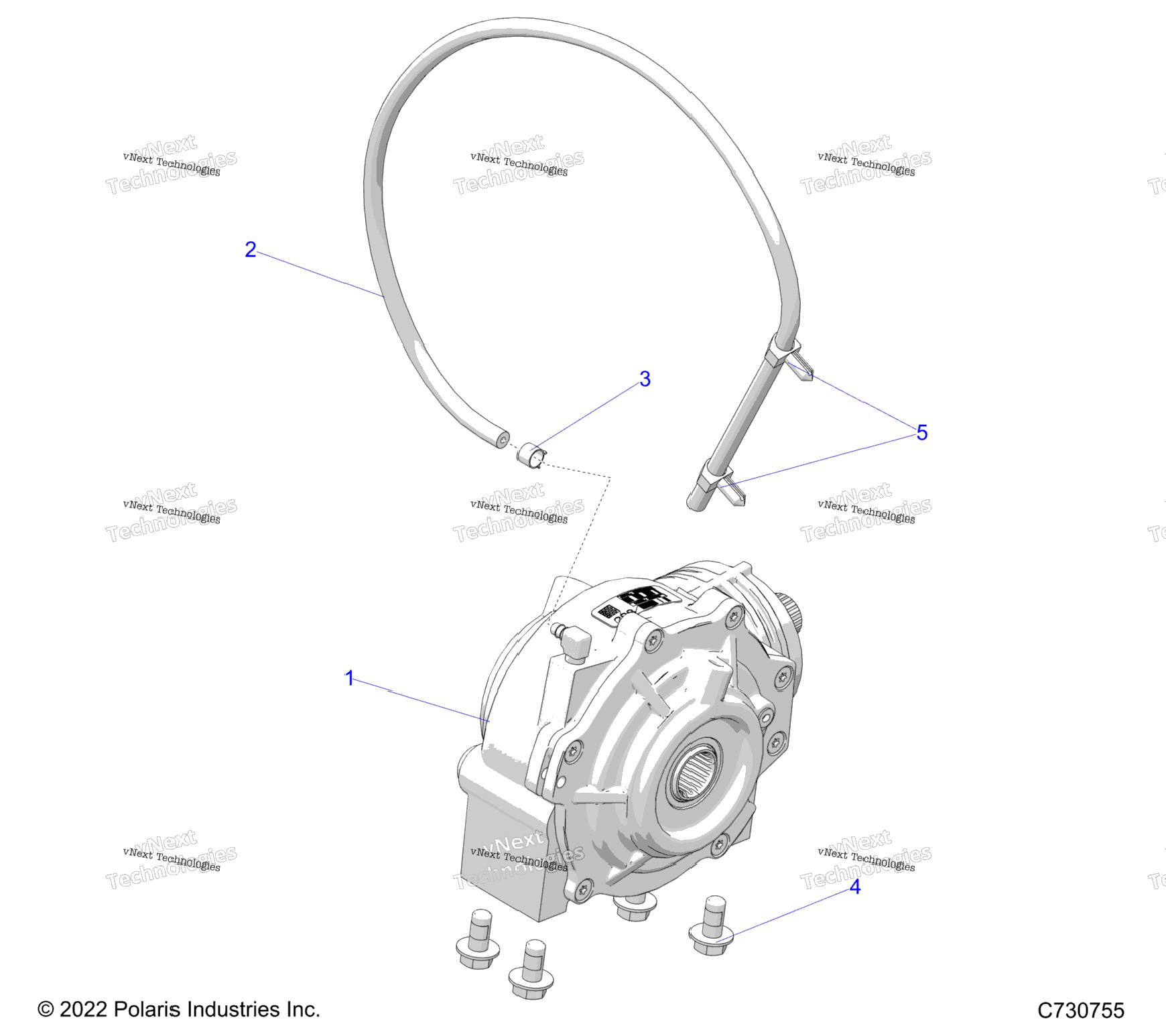 Drive Train, Front Gearcase Mounting